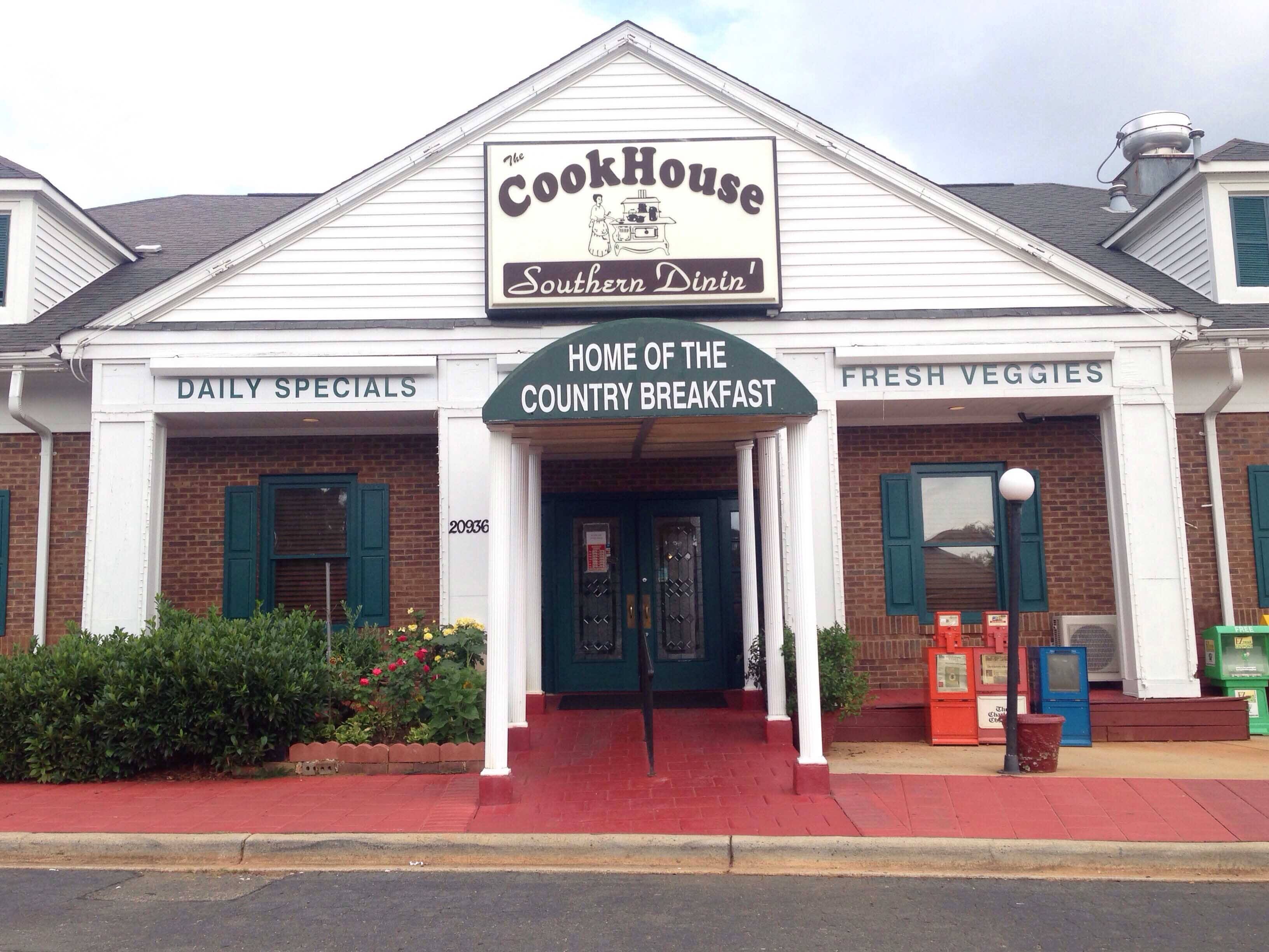 Menu of Cookhouse, Cornelius, Charlotte