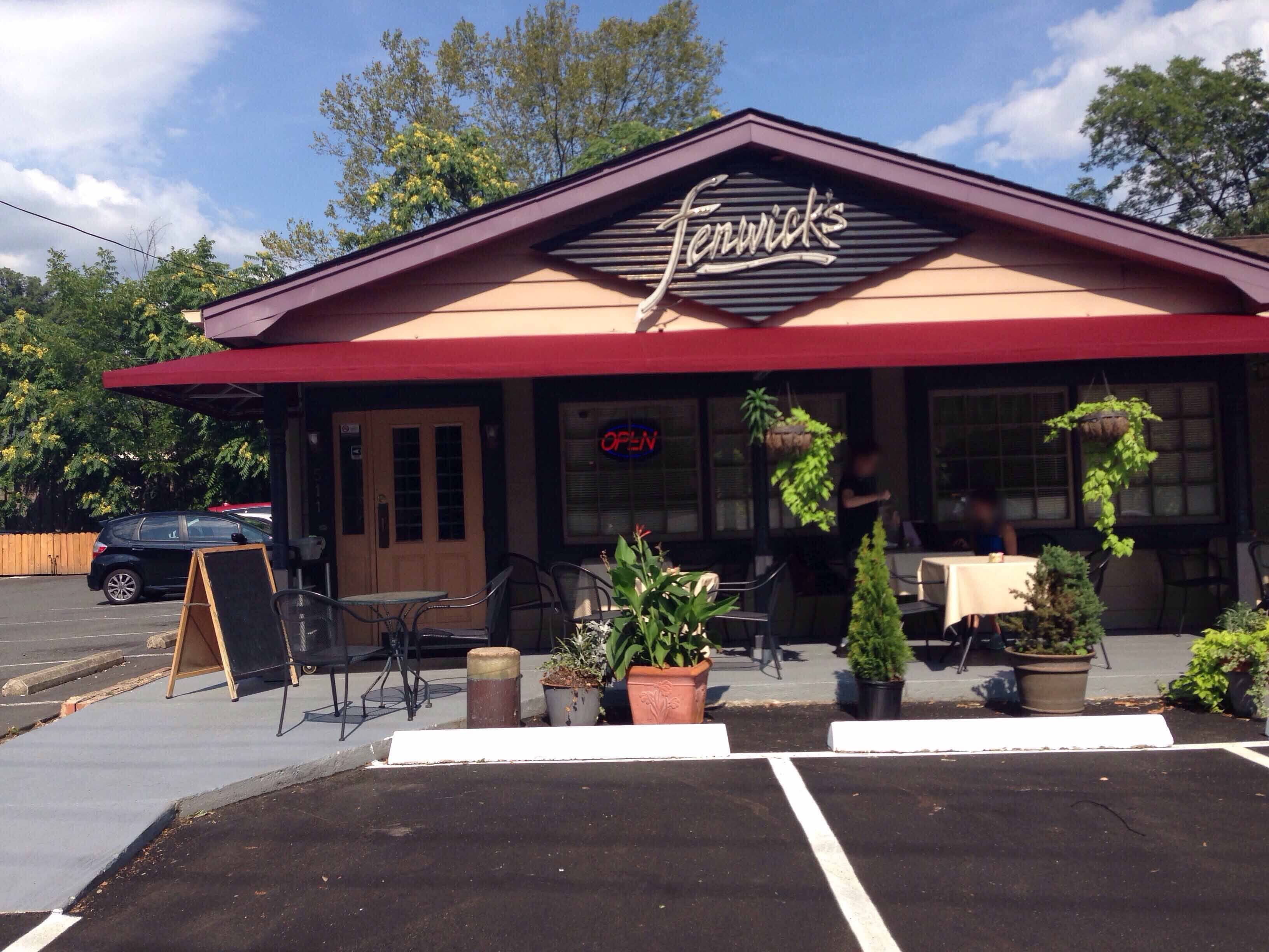 Menu of Fenwick's, Elizabeth, Charlotte