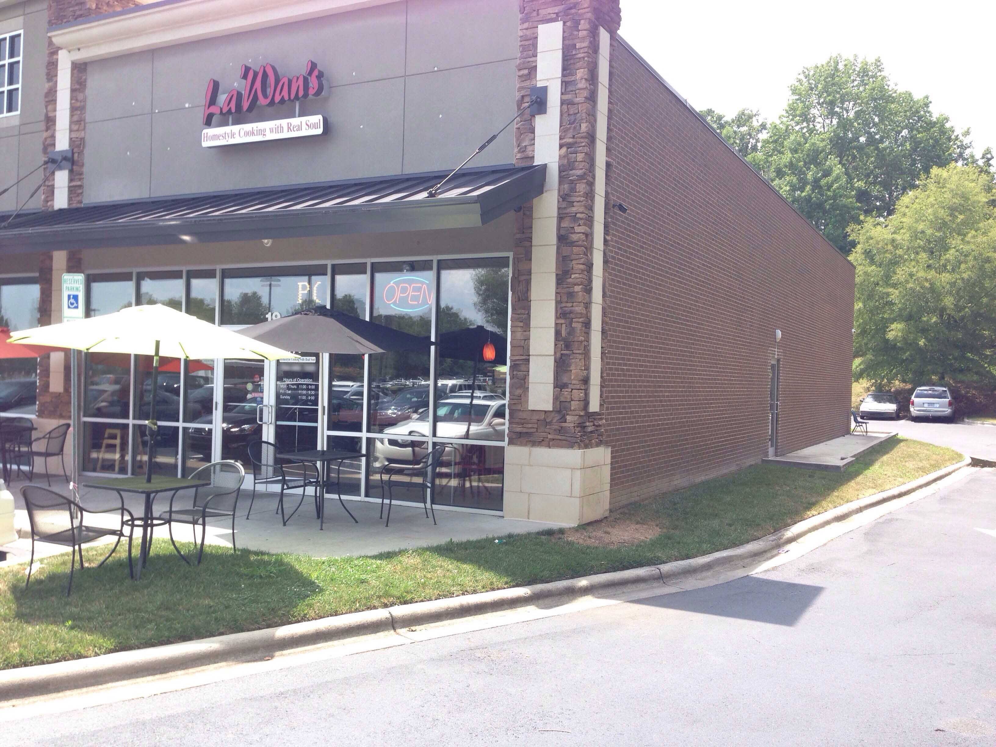 Menu of La'Wan's, Olde Whitehall, Charlotte