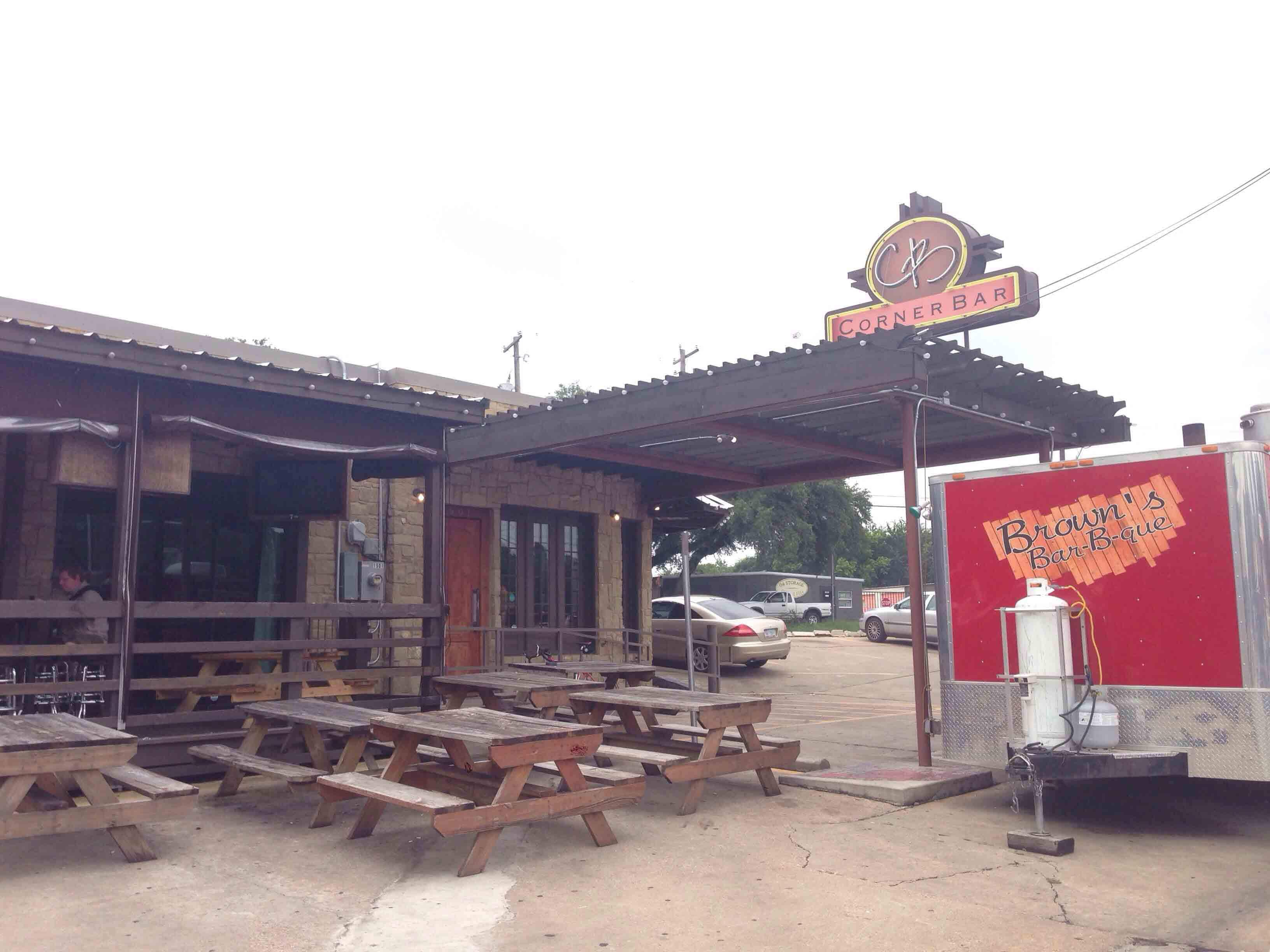 Menu of Corner Bar, Bouldin, Austin