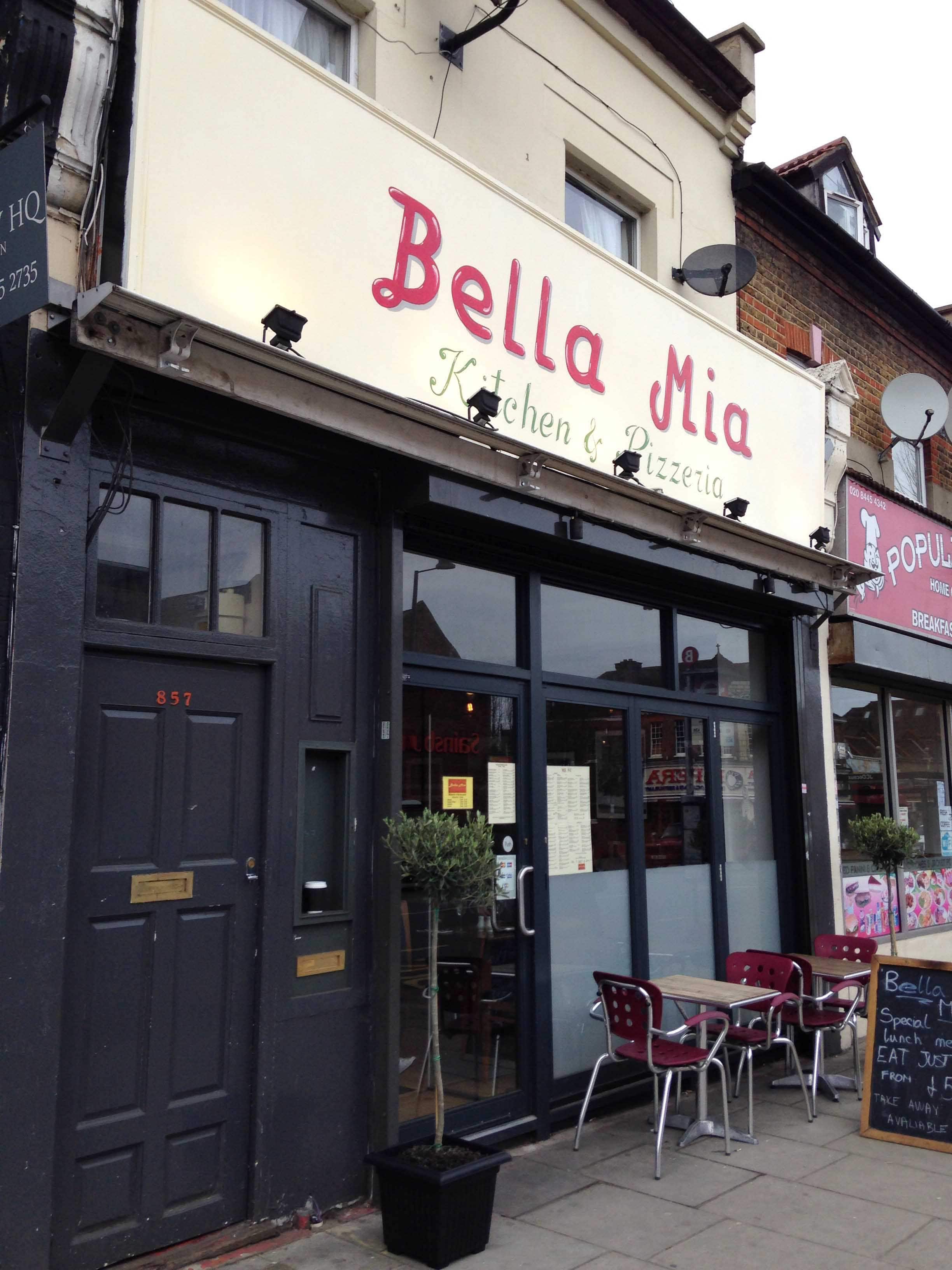 Menu Of Bella Mia North Finchley London