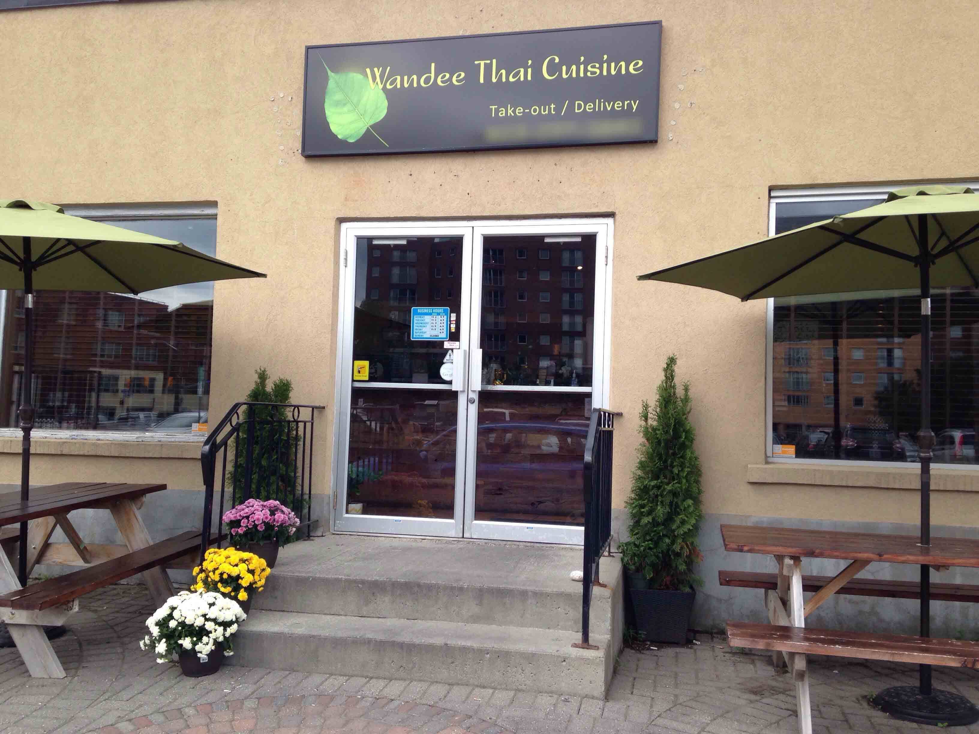 Wandee Thai Cuisine Menu Menu For Wandee Thai Cuisine Little Italy Ottawa