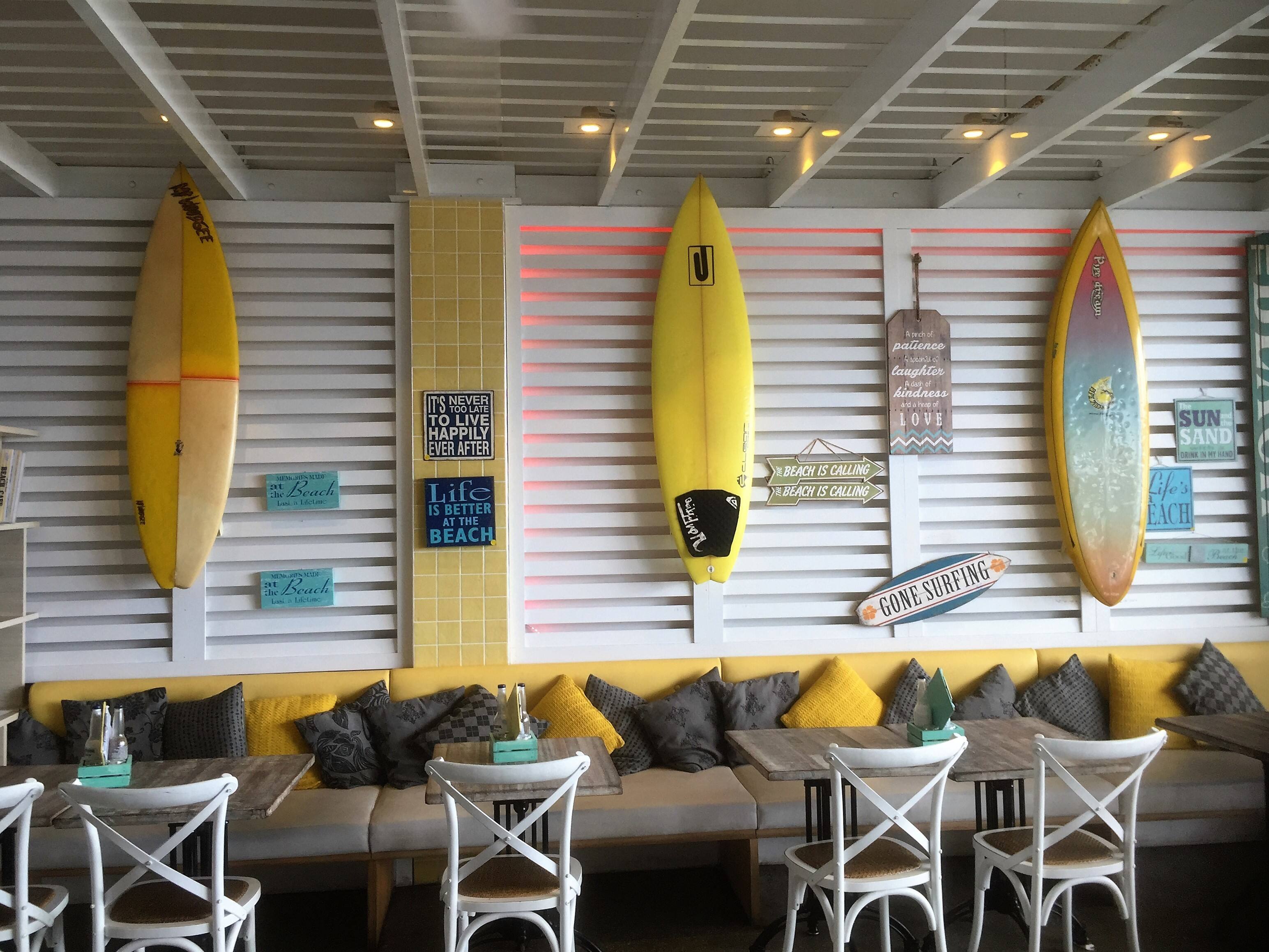 The Surfers Paradise Beach Cafe Menu