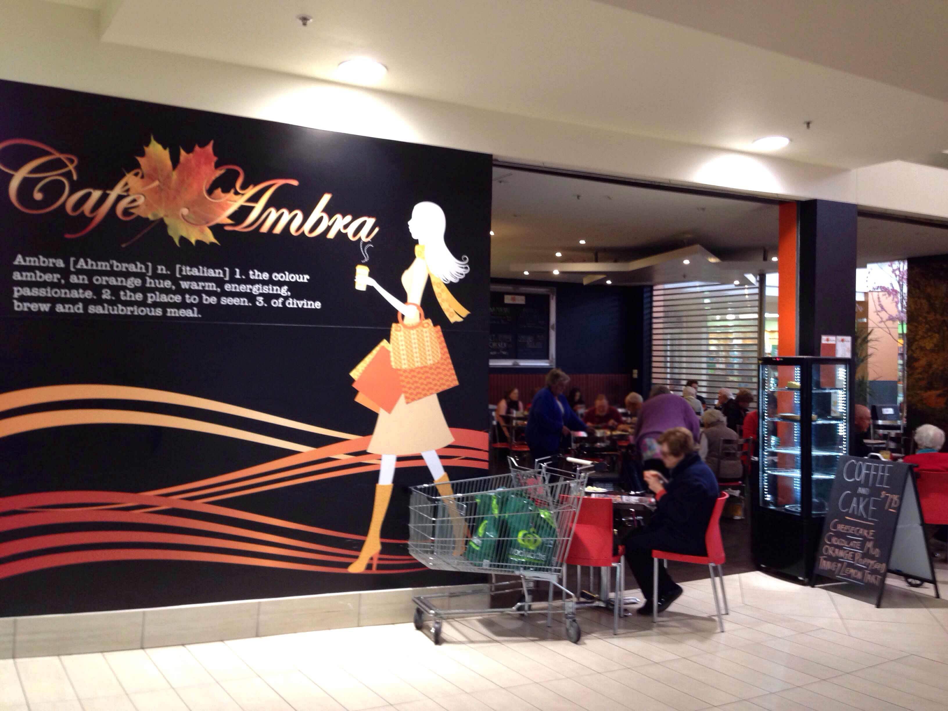 Menu of Cafe Ambra, Mitcham, Adelaide