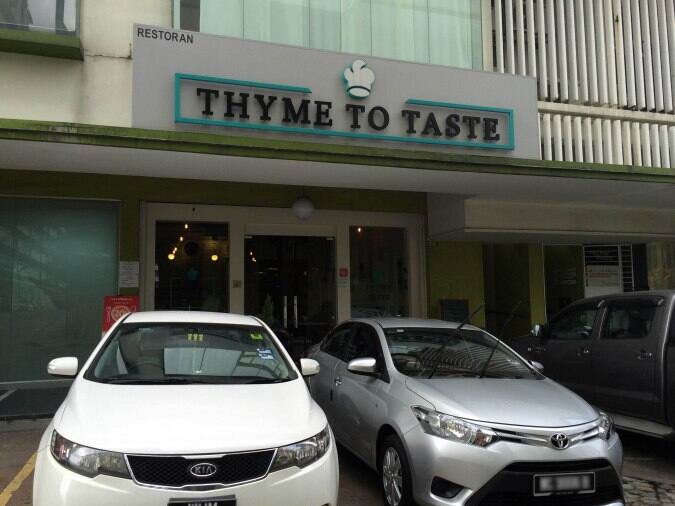 Thyme To Taste Menu, Menu for Thyme To Taste, Damansara Perdana