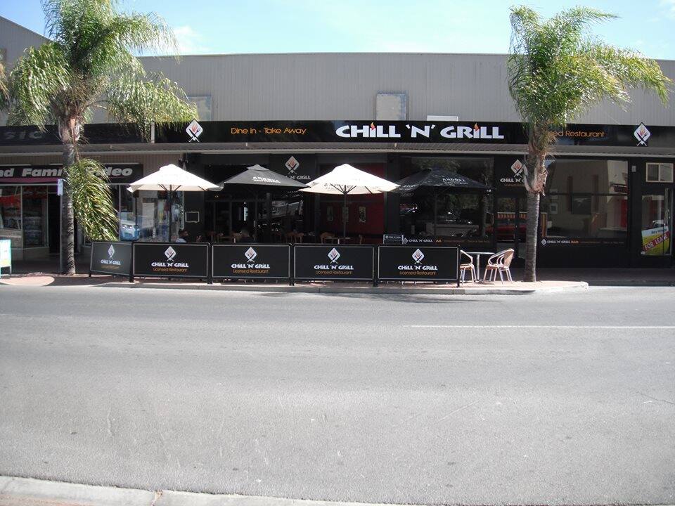 chill n grill menu menu for chill n grill renmark renmark