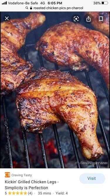 Kickin' Grilled Chicken Legs - Craving Tasty