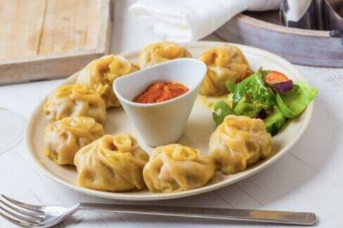 Punjabi Momos And Cutlet