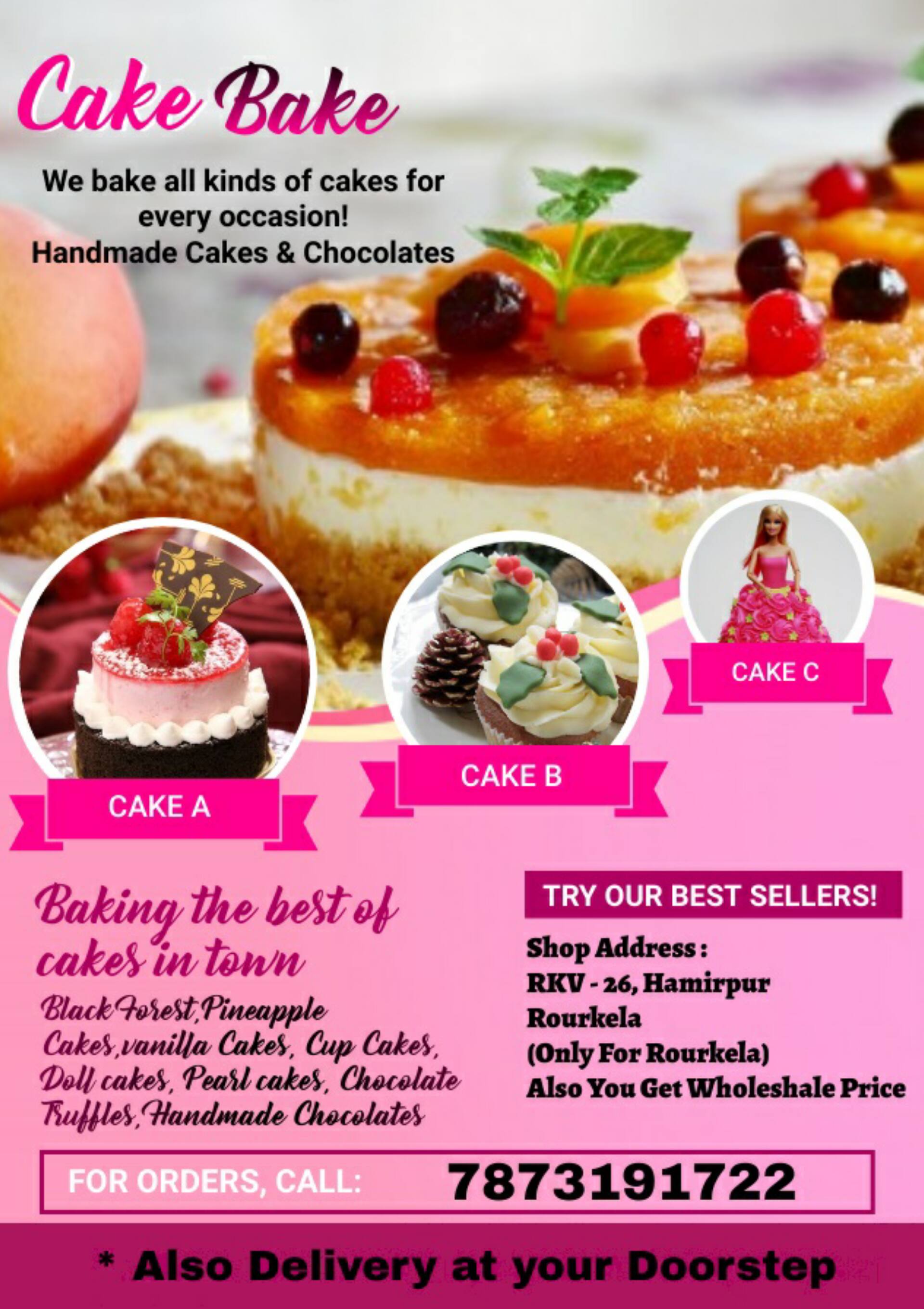 Bakery And Deli Menu Price List Template Bakery Menu, Cake