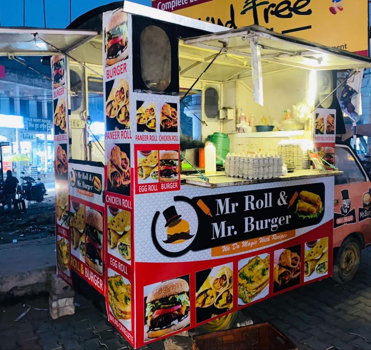 Menu of Mr. Roll & Mr. Burger, Kharar Road, Mohali