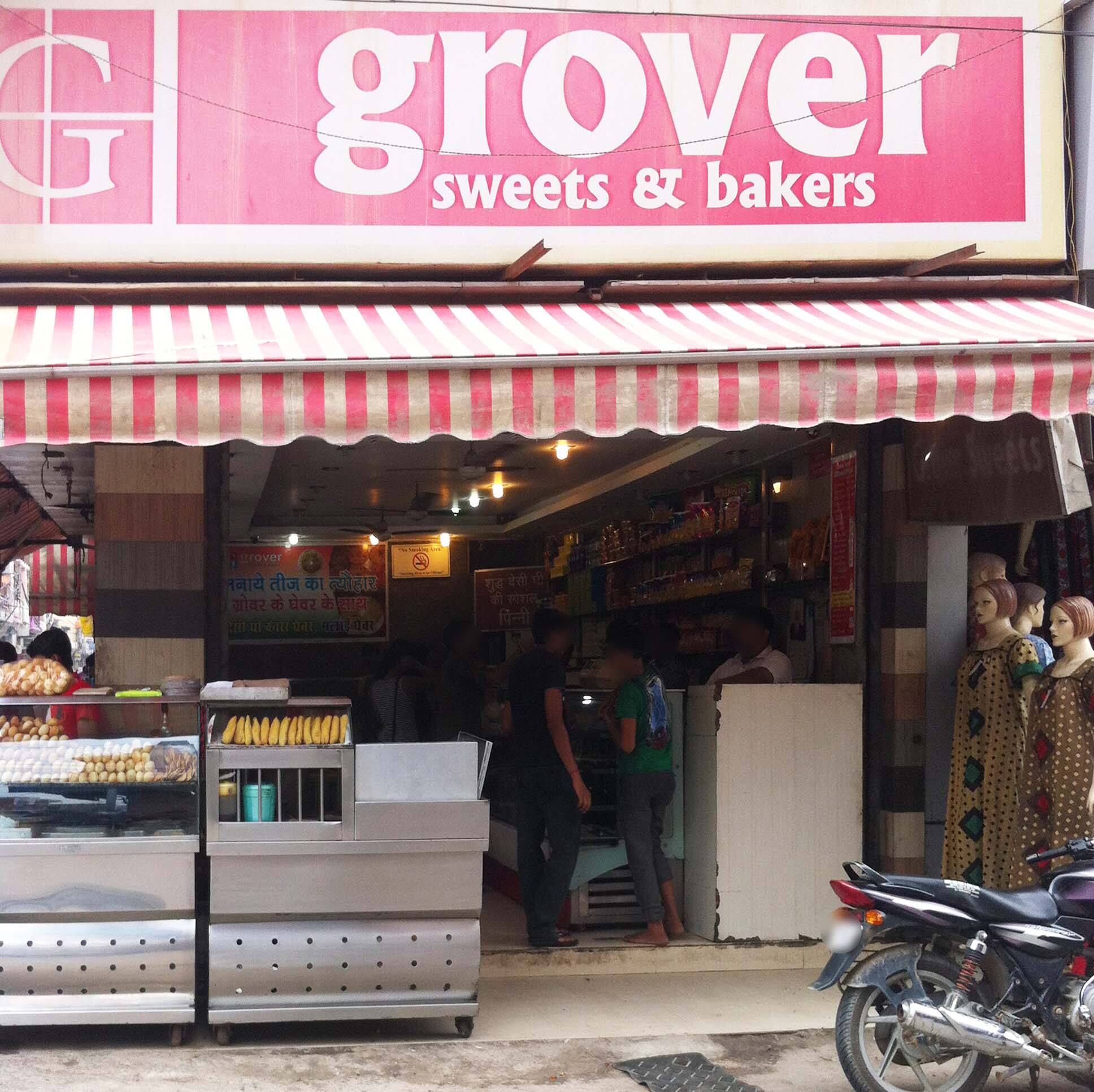 Menu of Grover Sweets & Bakers, Uttam Nagar, New Delhi