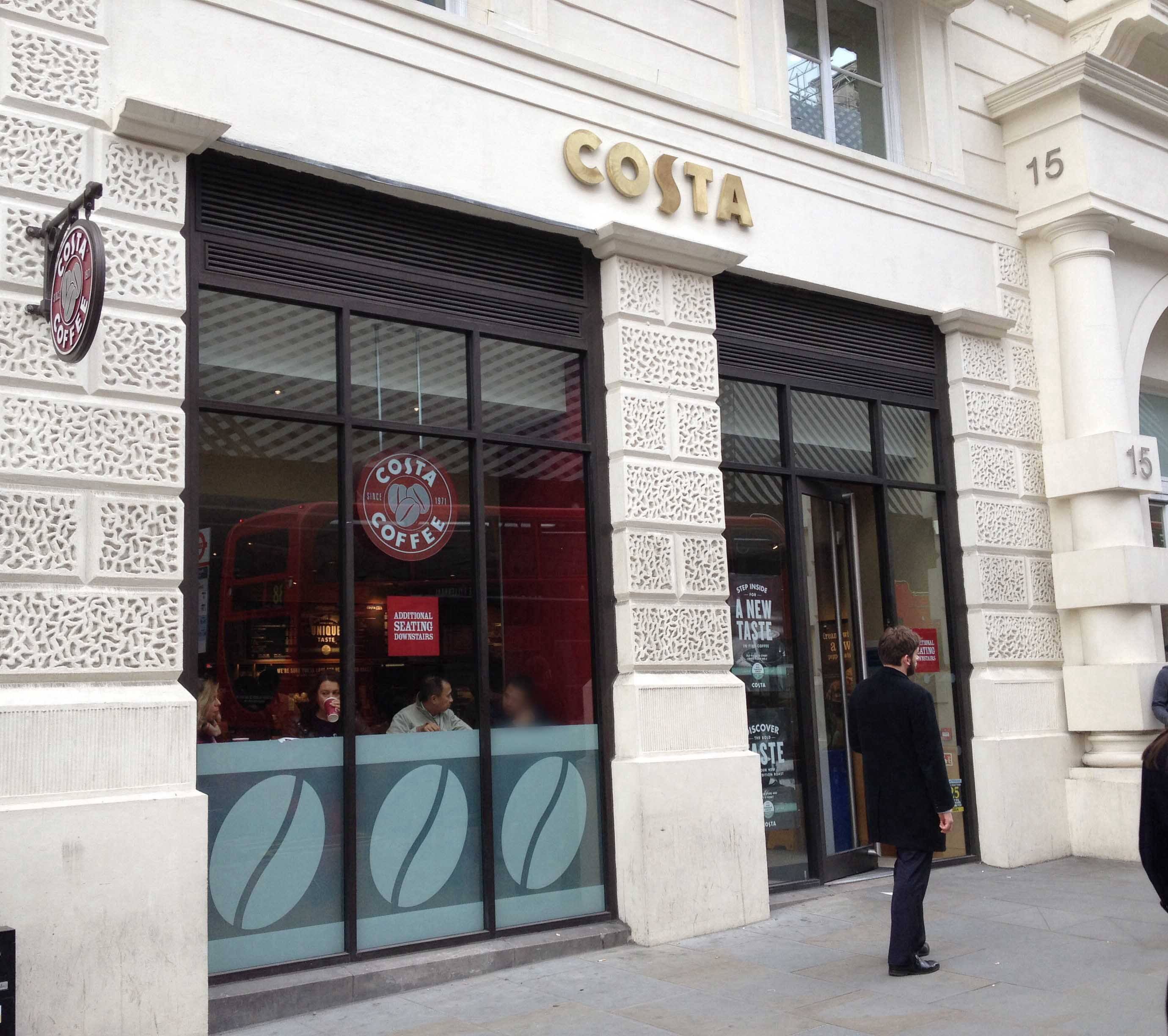 costa coffee piccadilly