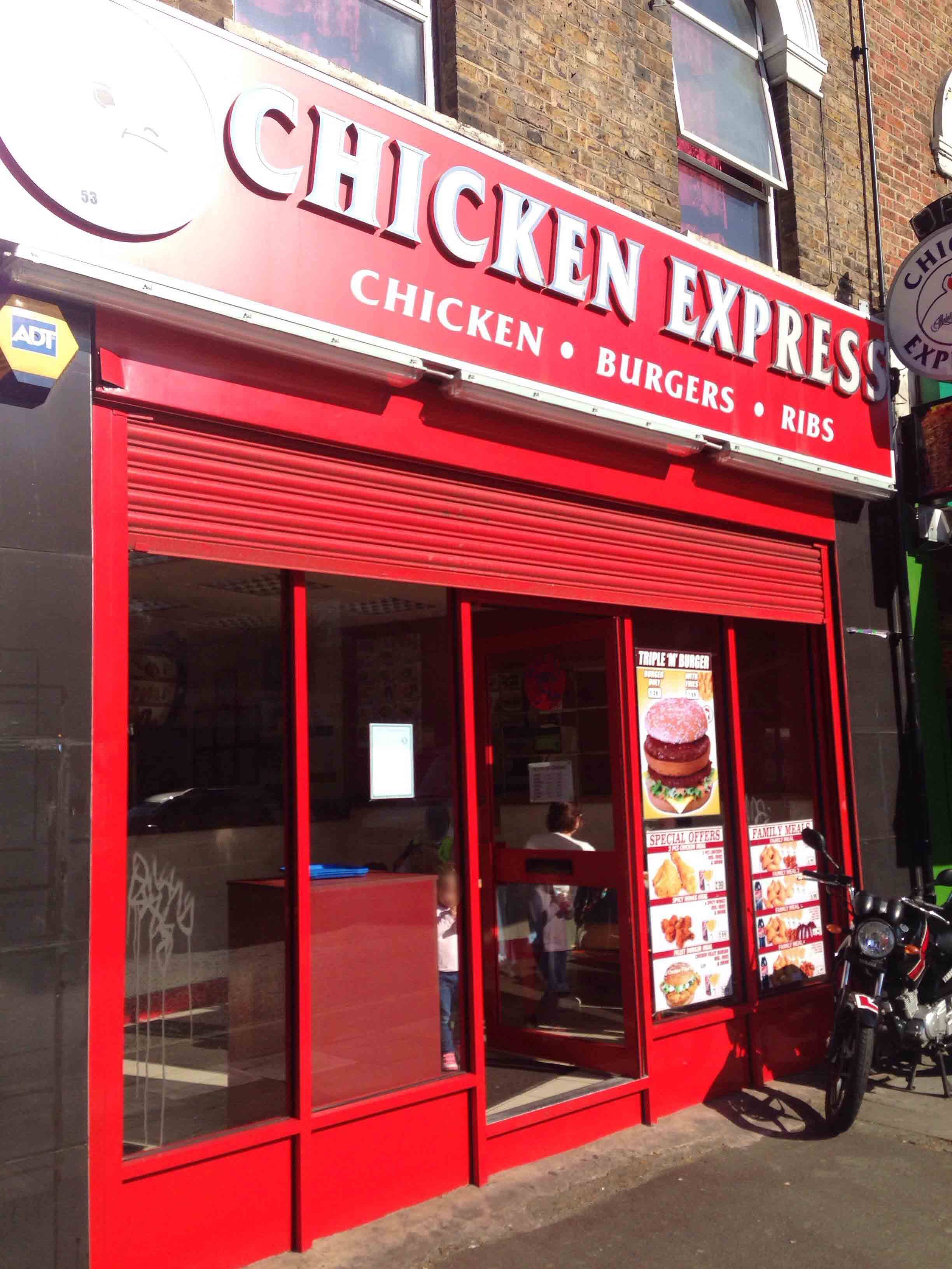 Menu of Chicken Express, Camberwell, London