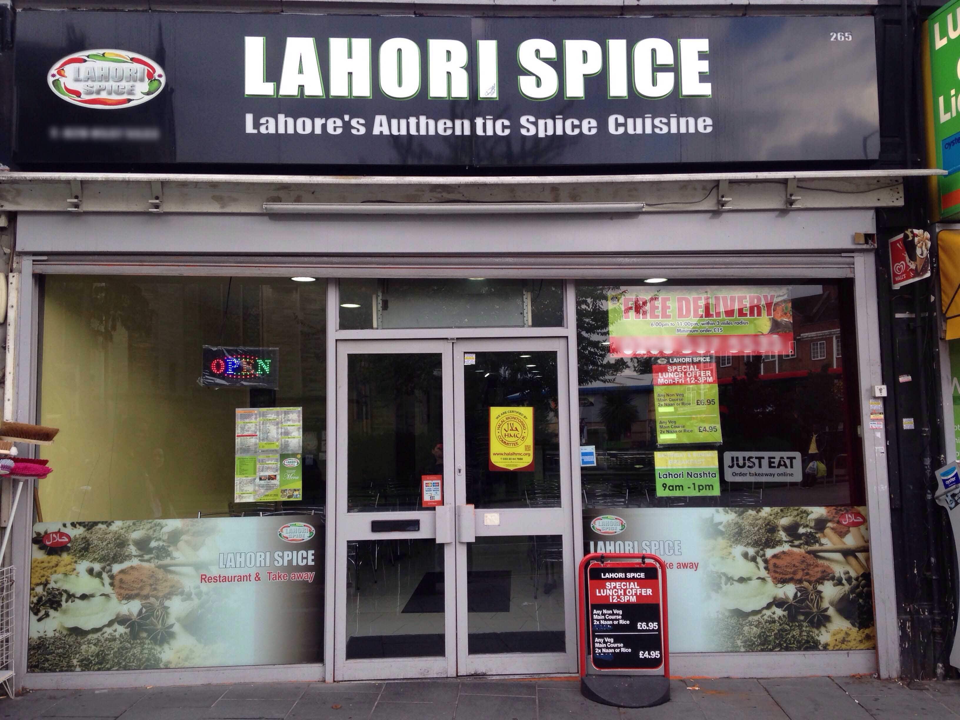 Menu of Lahori Spice, Harrow, London
