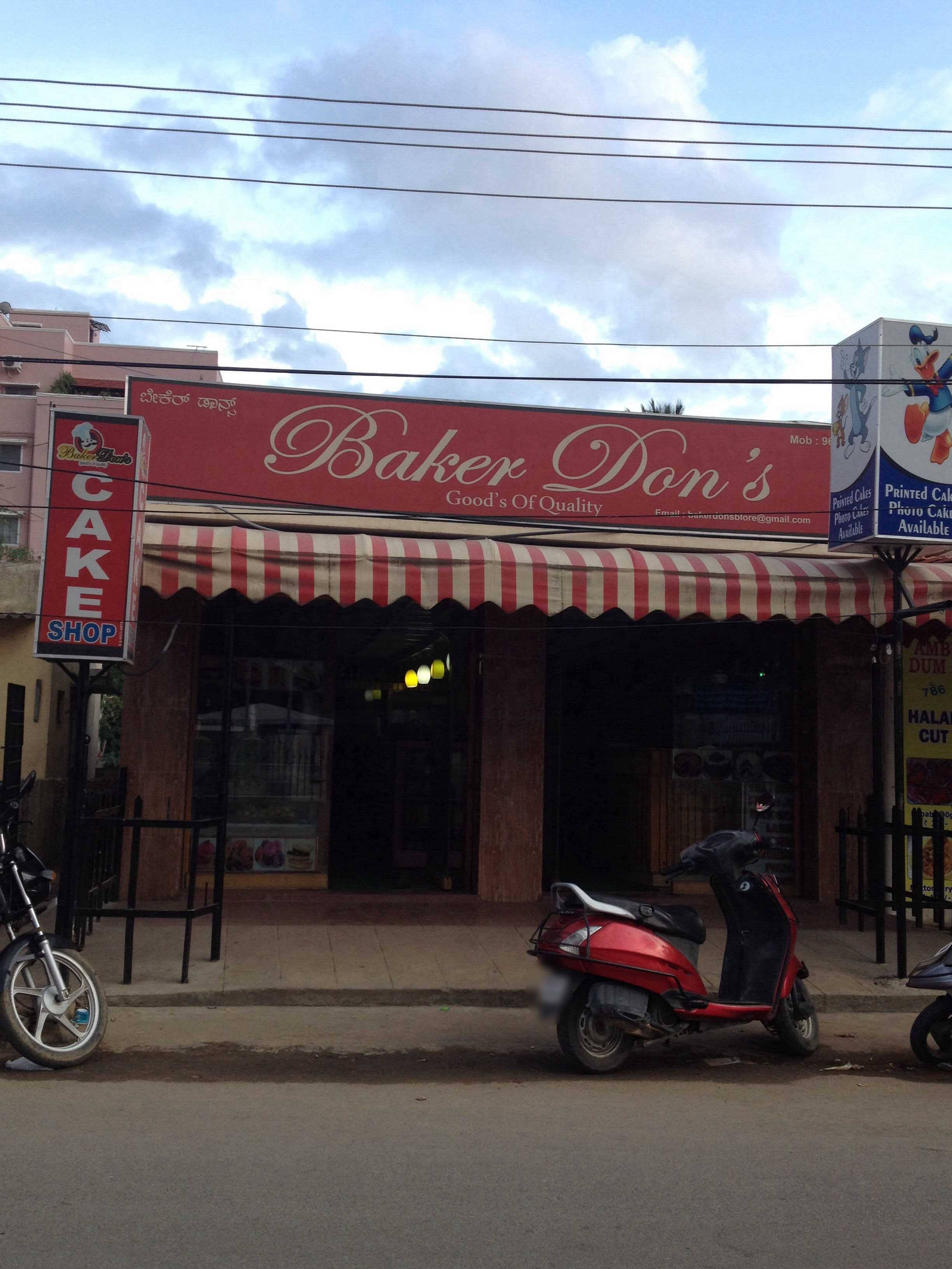 Menu of Baker Don's, Kaggadasapura, Bangalore