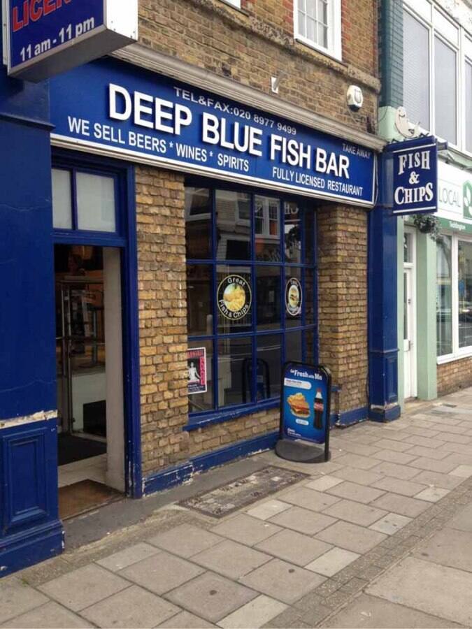 Deep Blue Fish Bar Menu, Menu for Deep Blue Fish Bar, Kingston Upon Thames, London Zomato UK