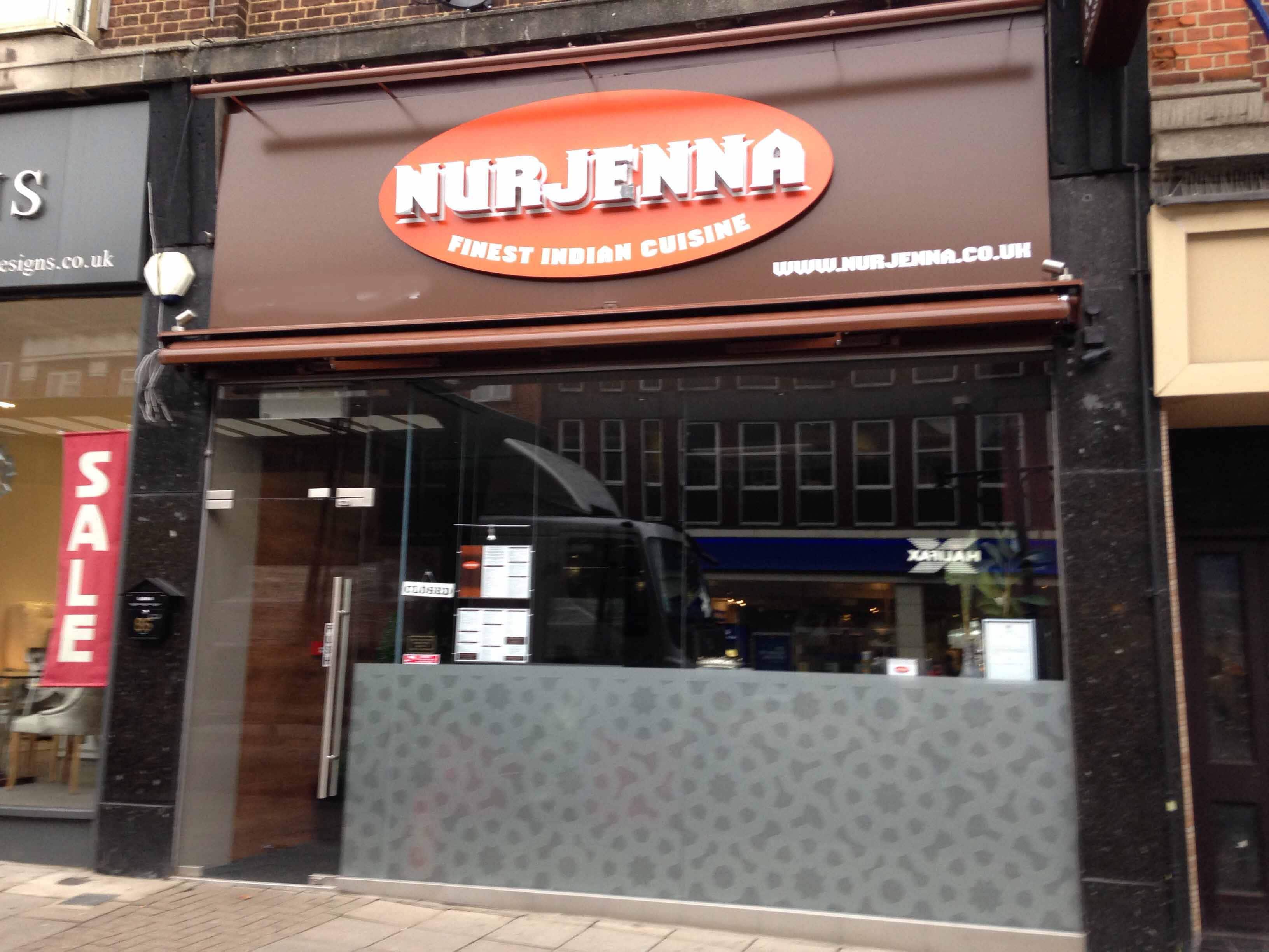 Menu of Nurjenna, Southgate, London