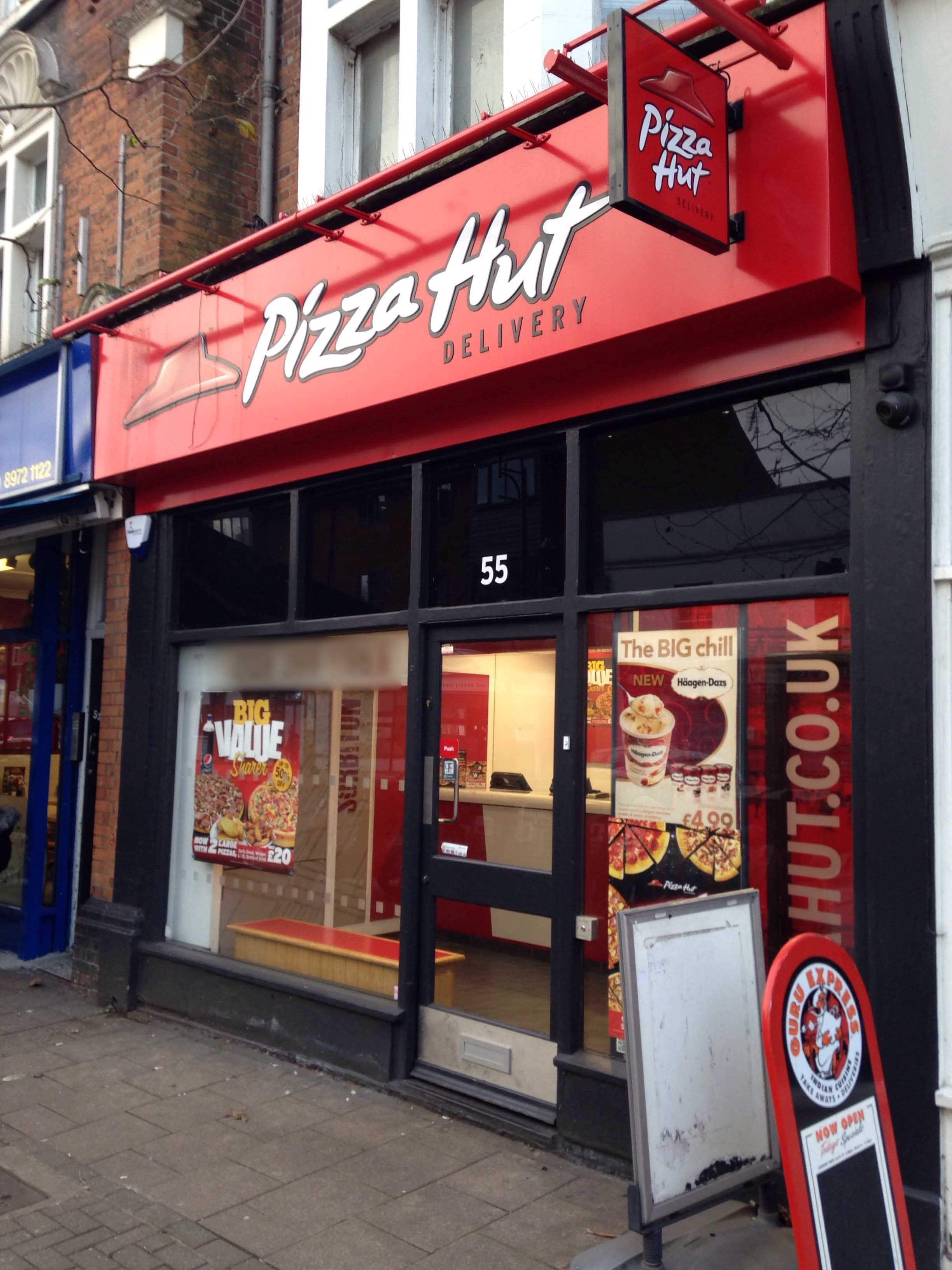 Menu of Pizza Hut Delivery, Surbiton, London