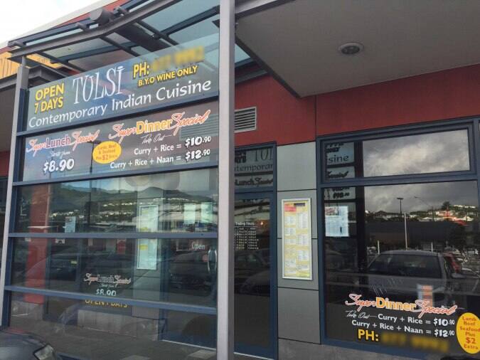 Tulsi Menu, Menu for Tulsi, Johnsonville, Wellington City Menumania