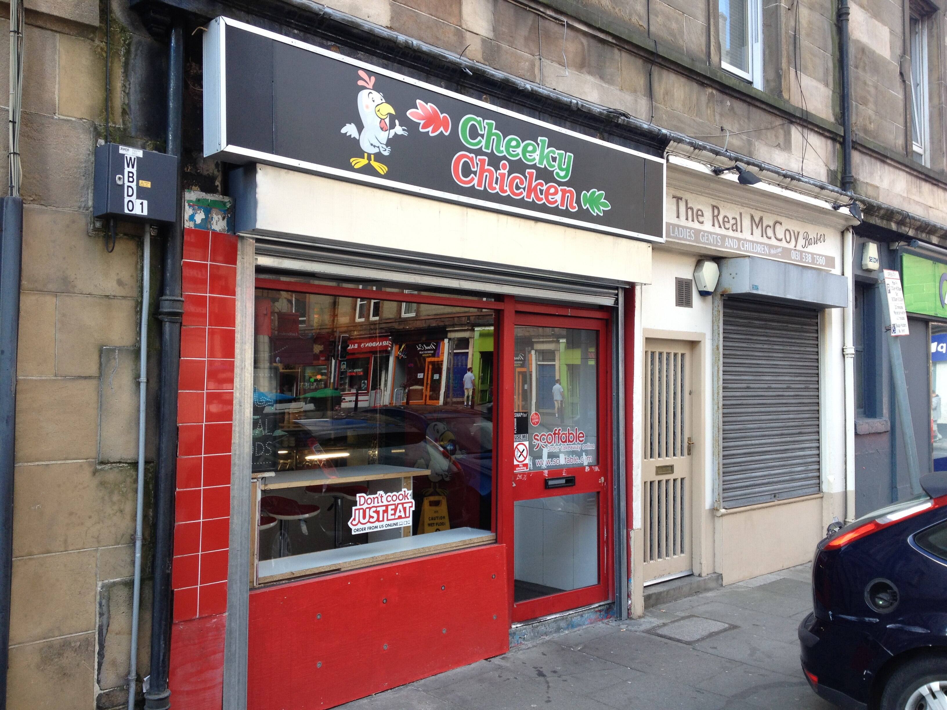 Menu of Cheeky Chicken, Edinburgh