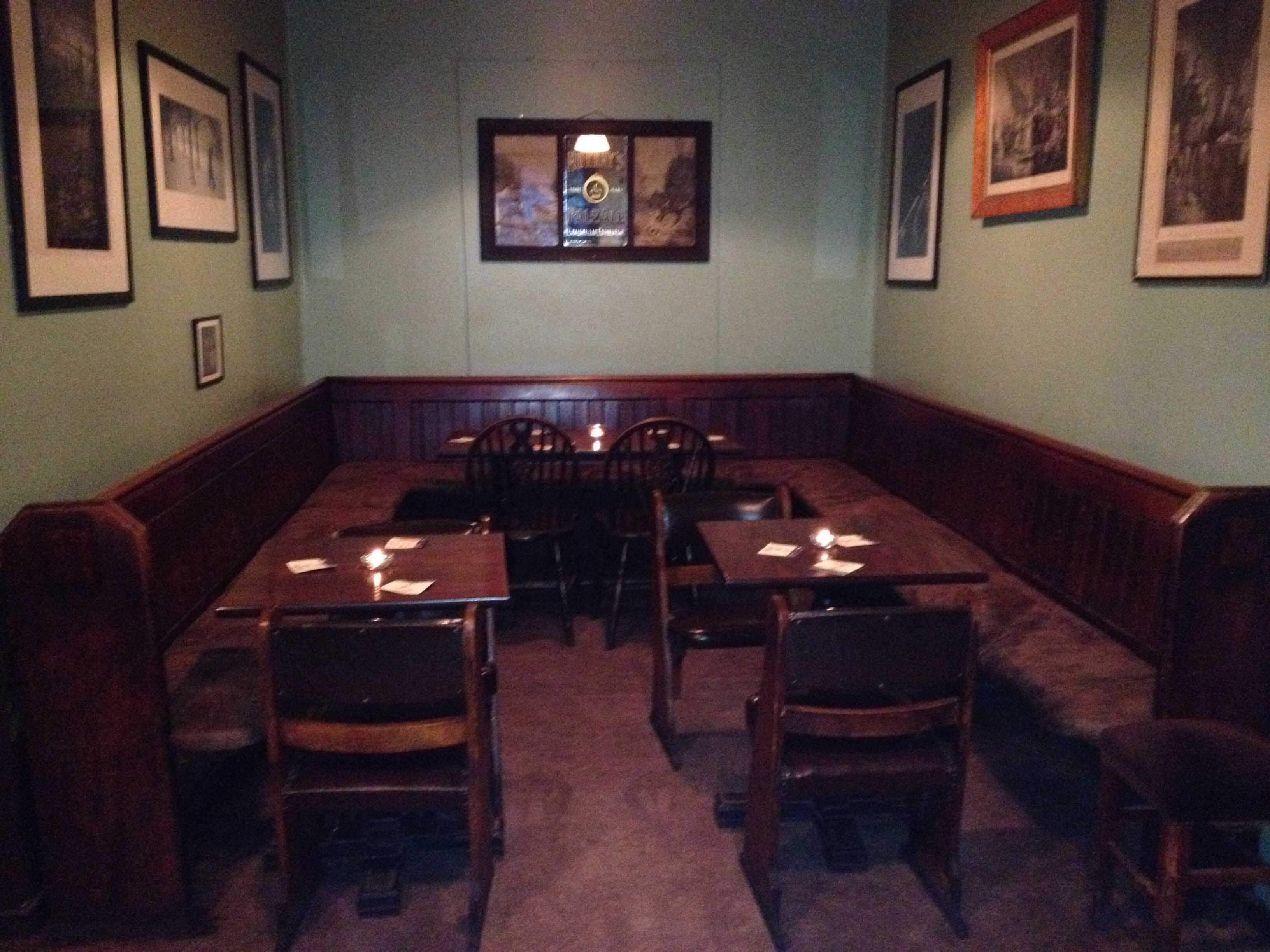 Menu of The Oxford Bar, Young Street, New Town, Edinburgh