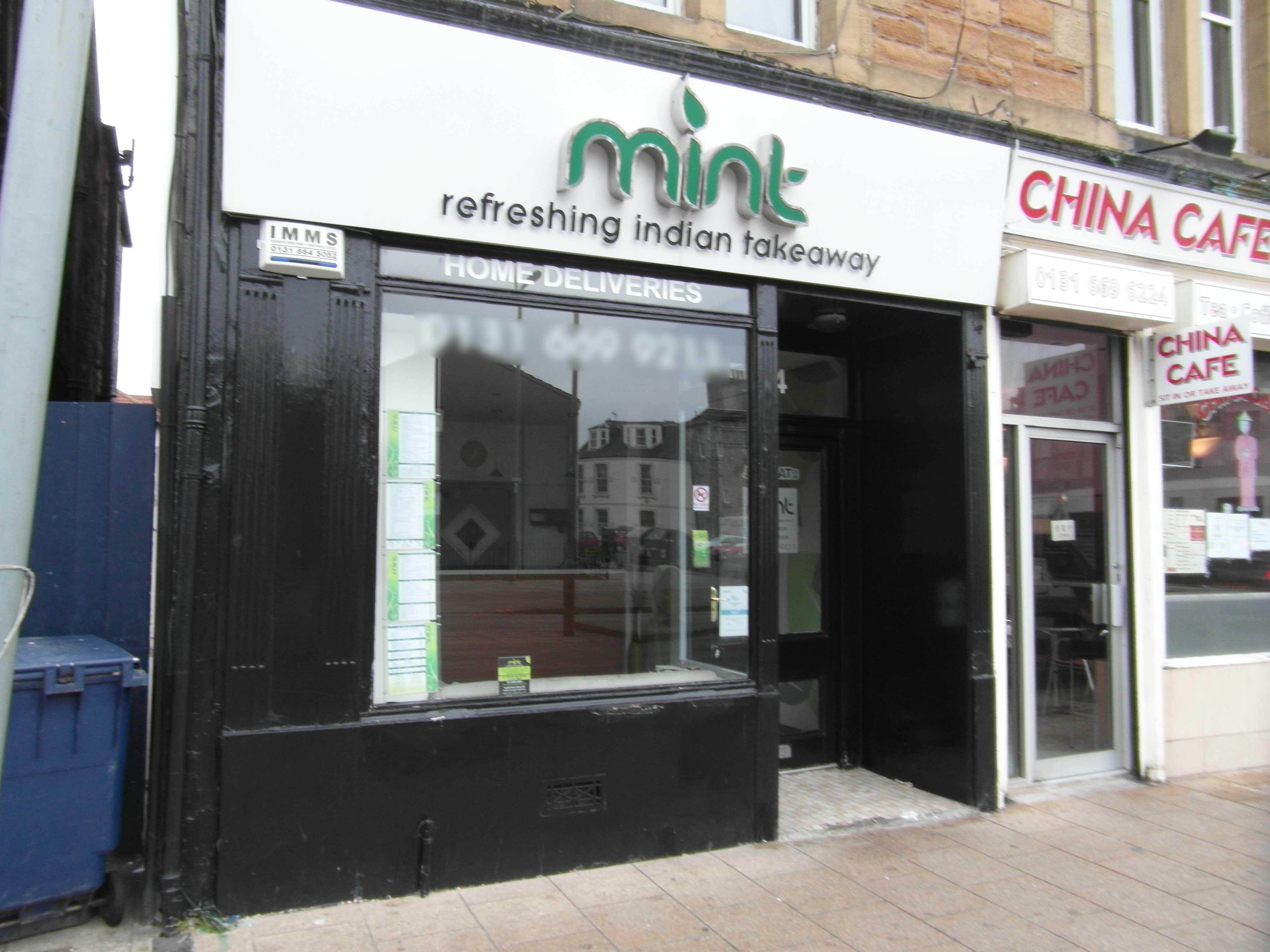 Menu of Mint, High Street, Portobello, Edinburgh