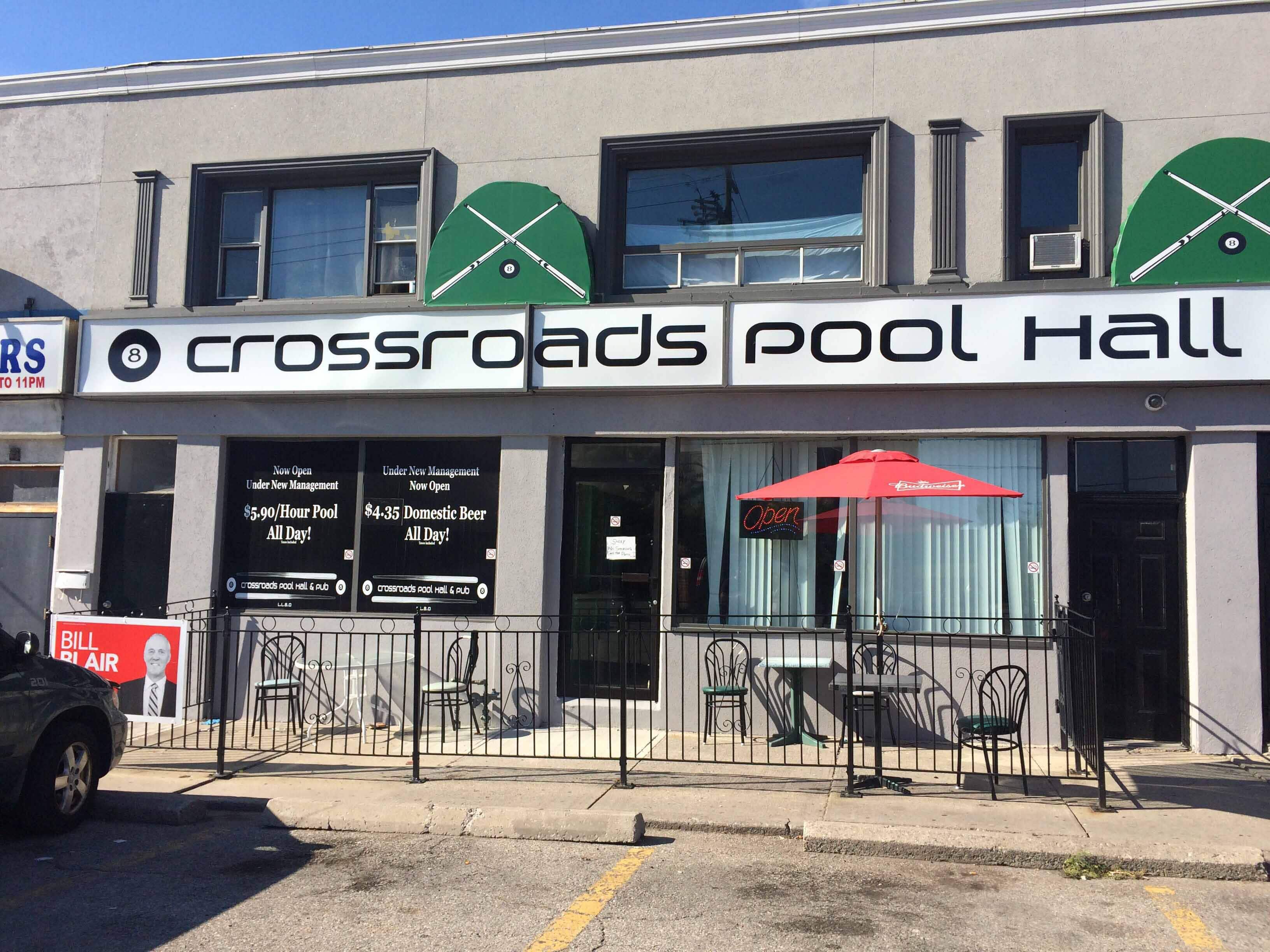 Menu of Crossroads Pool Hall & Pub, Scarborough, Toronto