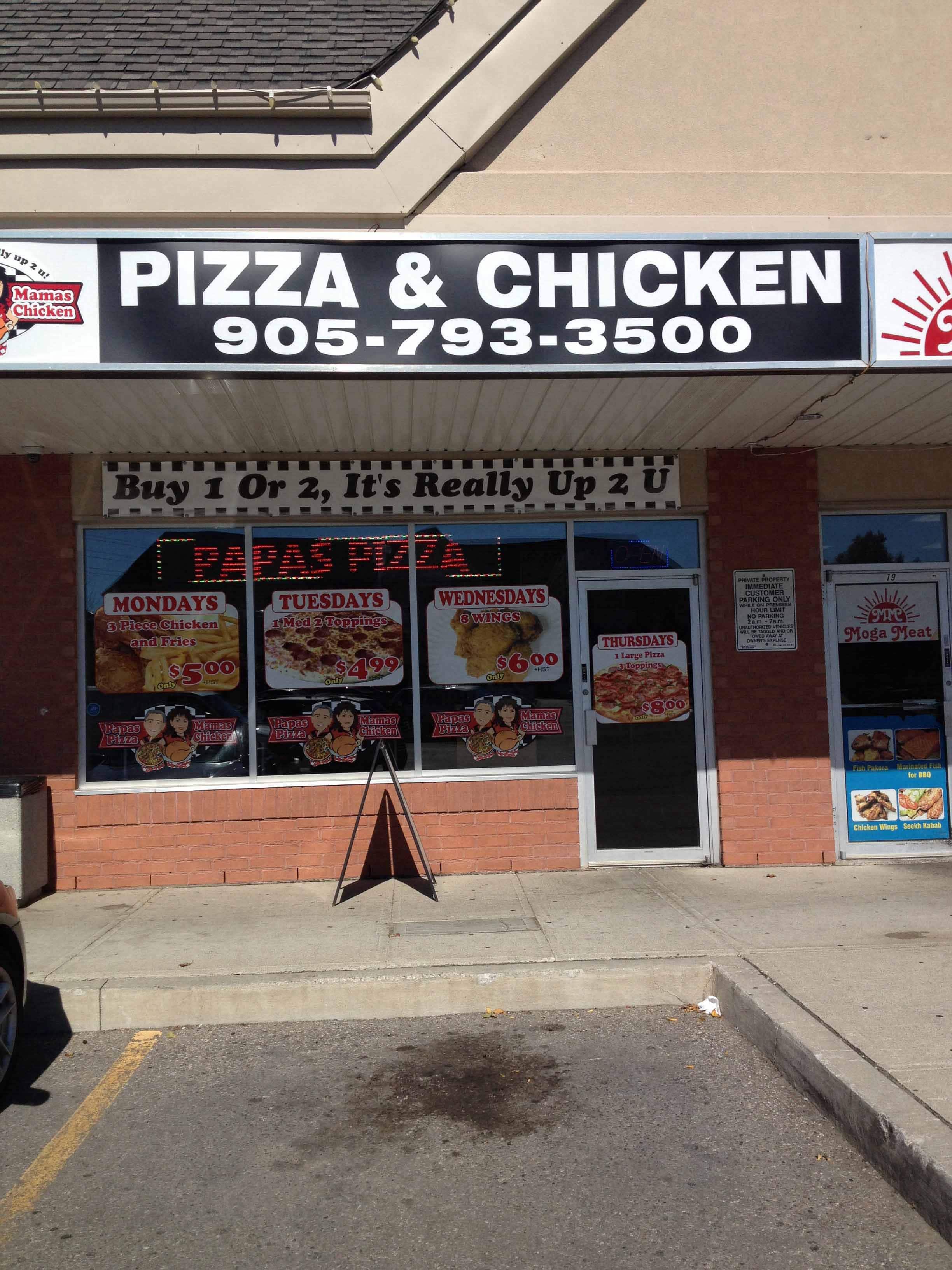 Papas Pizza & Mamas Chicken, Brampton, Toronto Zomato