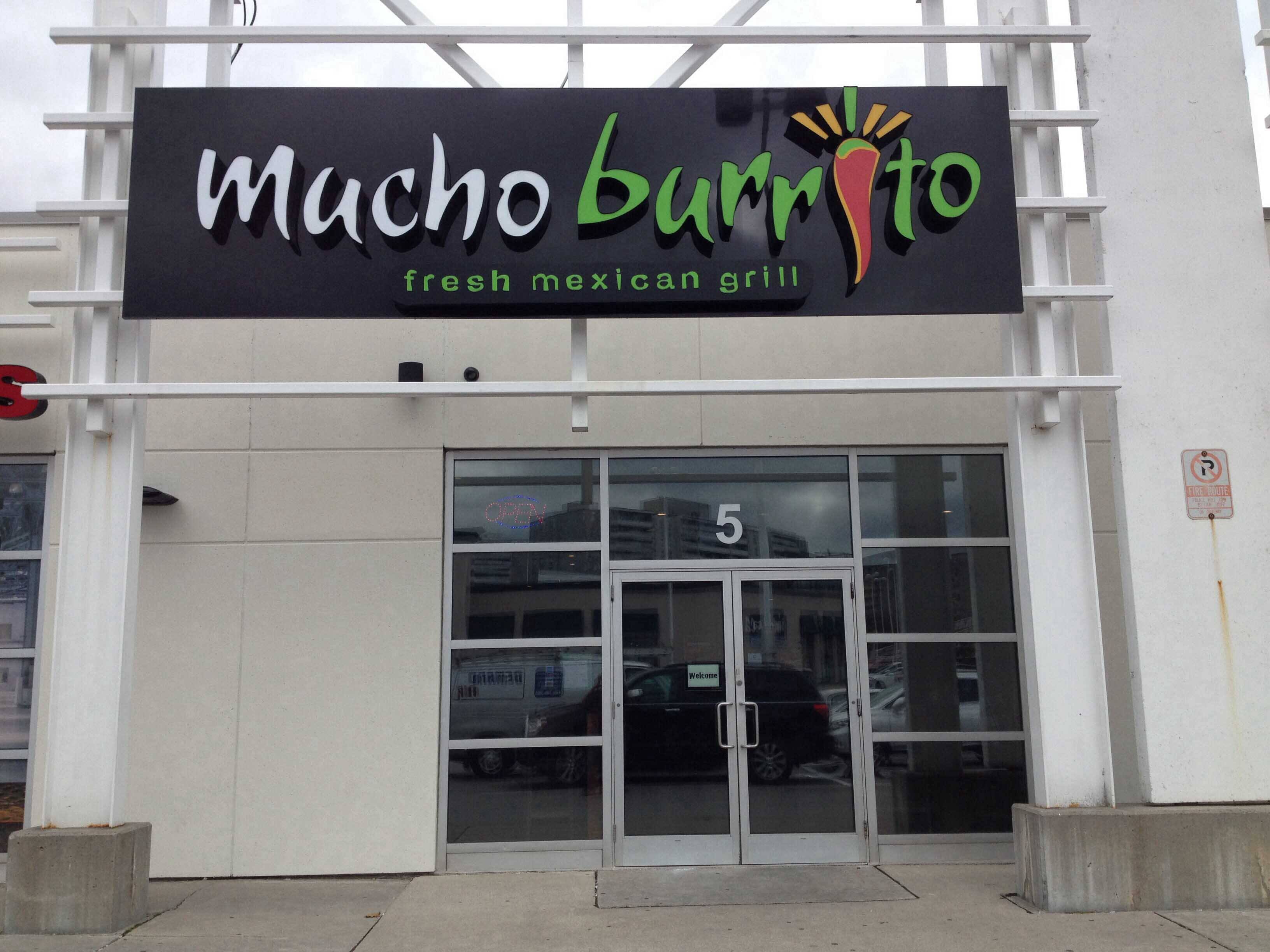 Menu of Mucho Burrito, Scarborough, Toronto