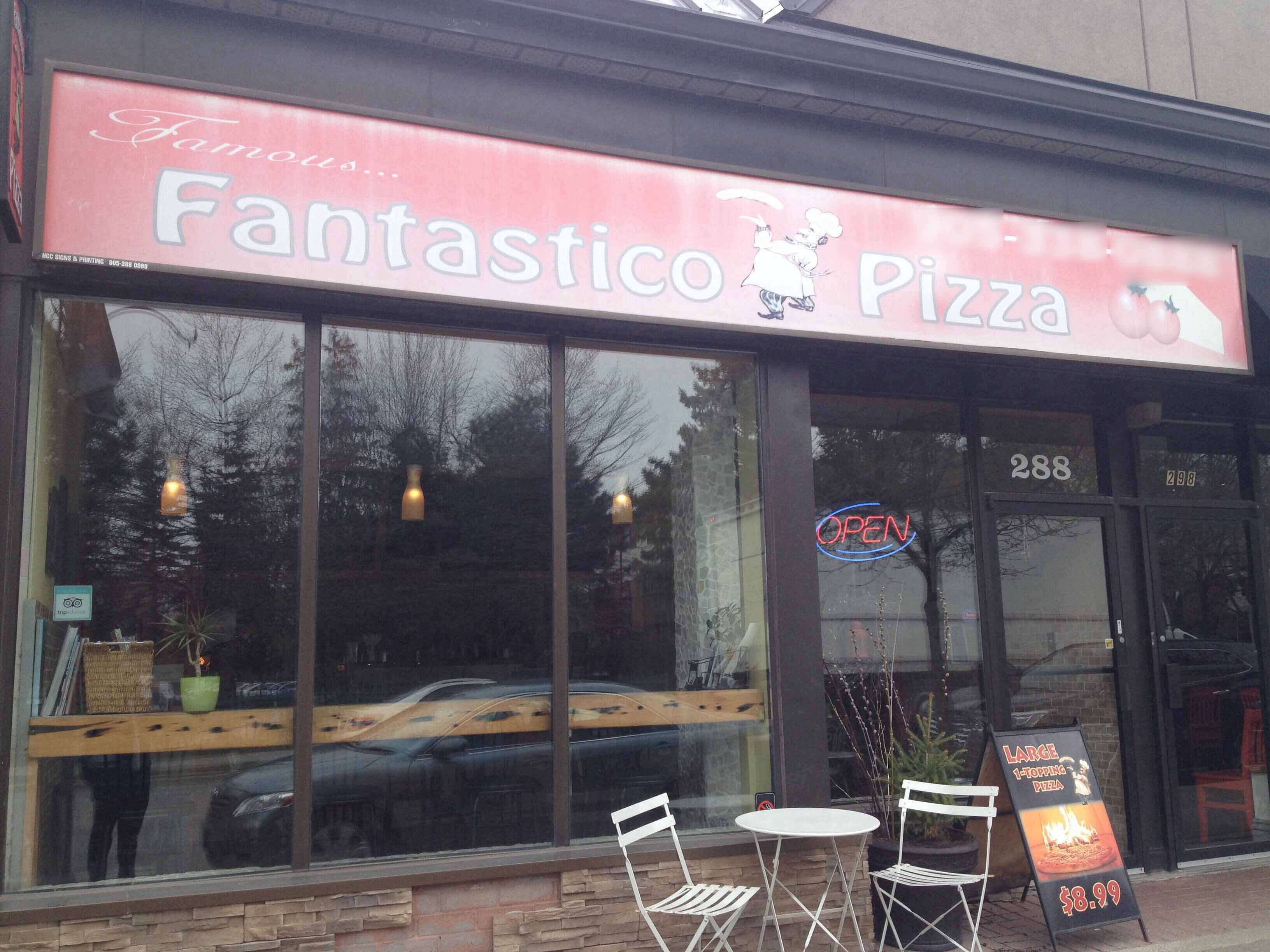Menu of Fantastico Pizza, Oakville, Toronto