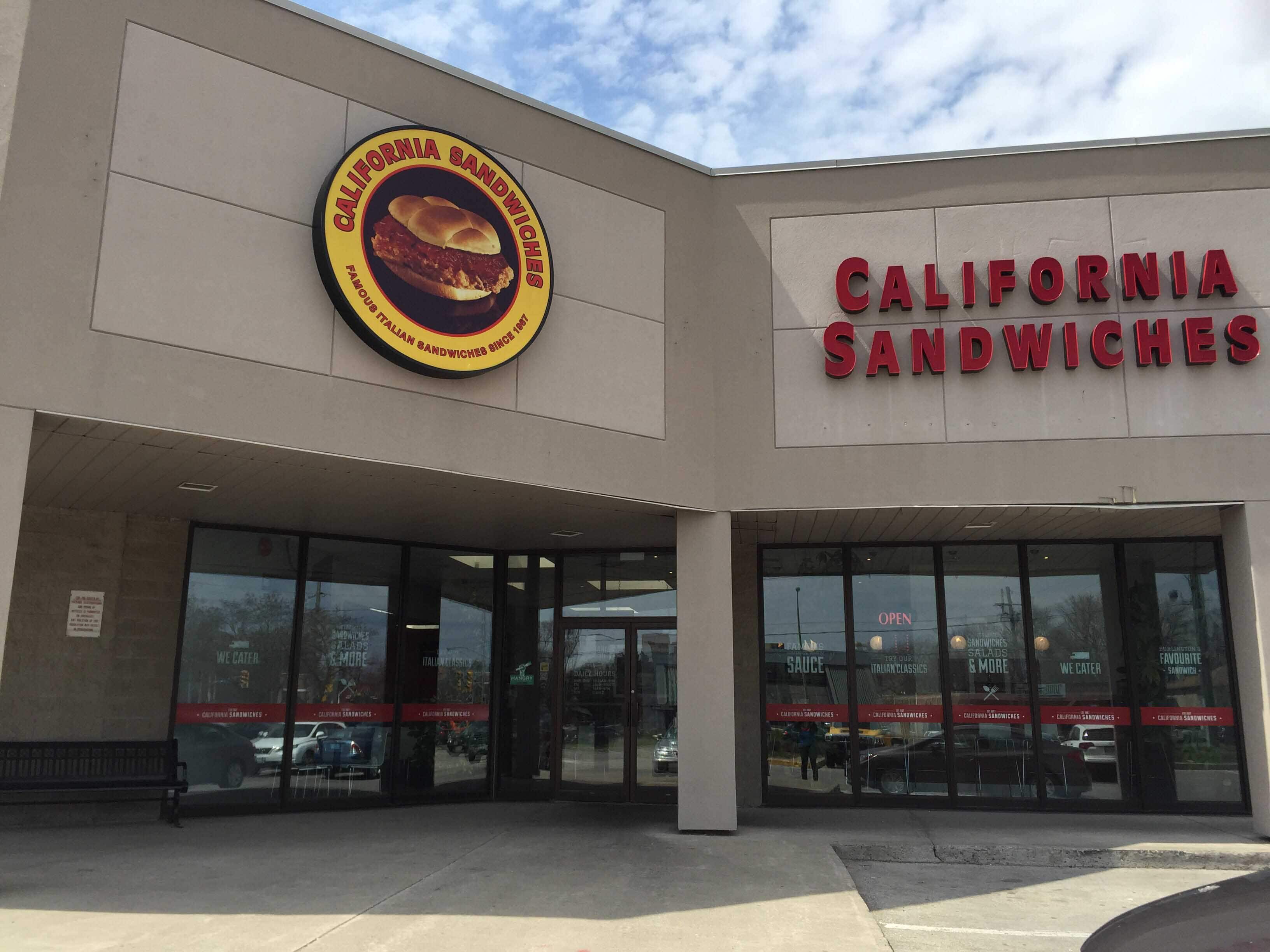 California Sandwiches Menu, Menu for California Sandwiches, Burlington