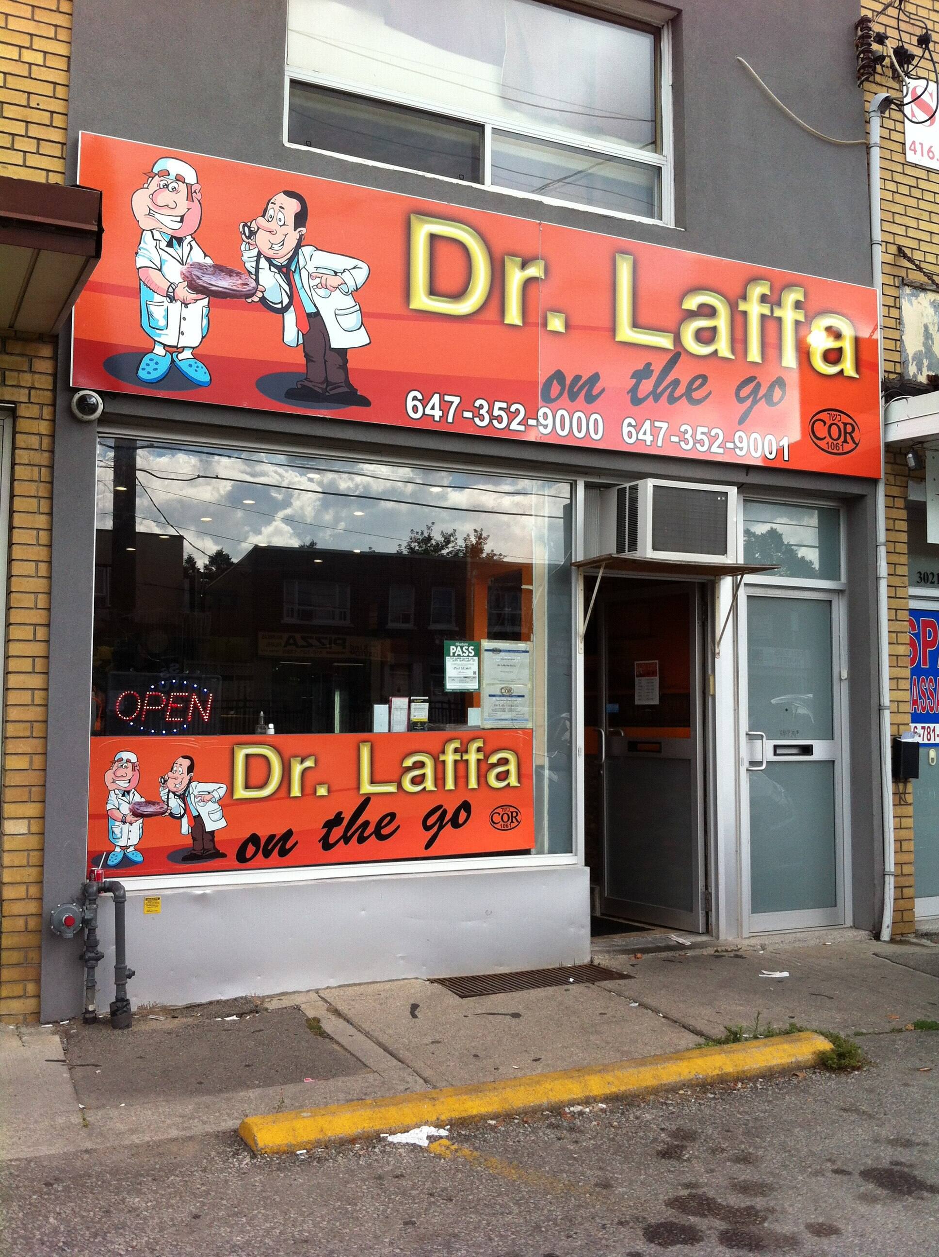 Menu of Dr. Laffa, North York, Toronto