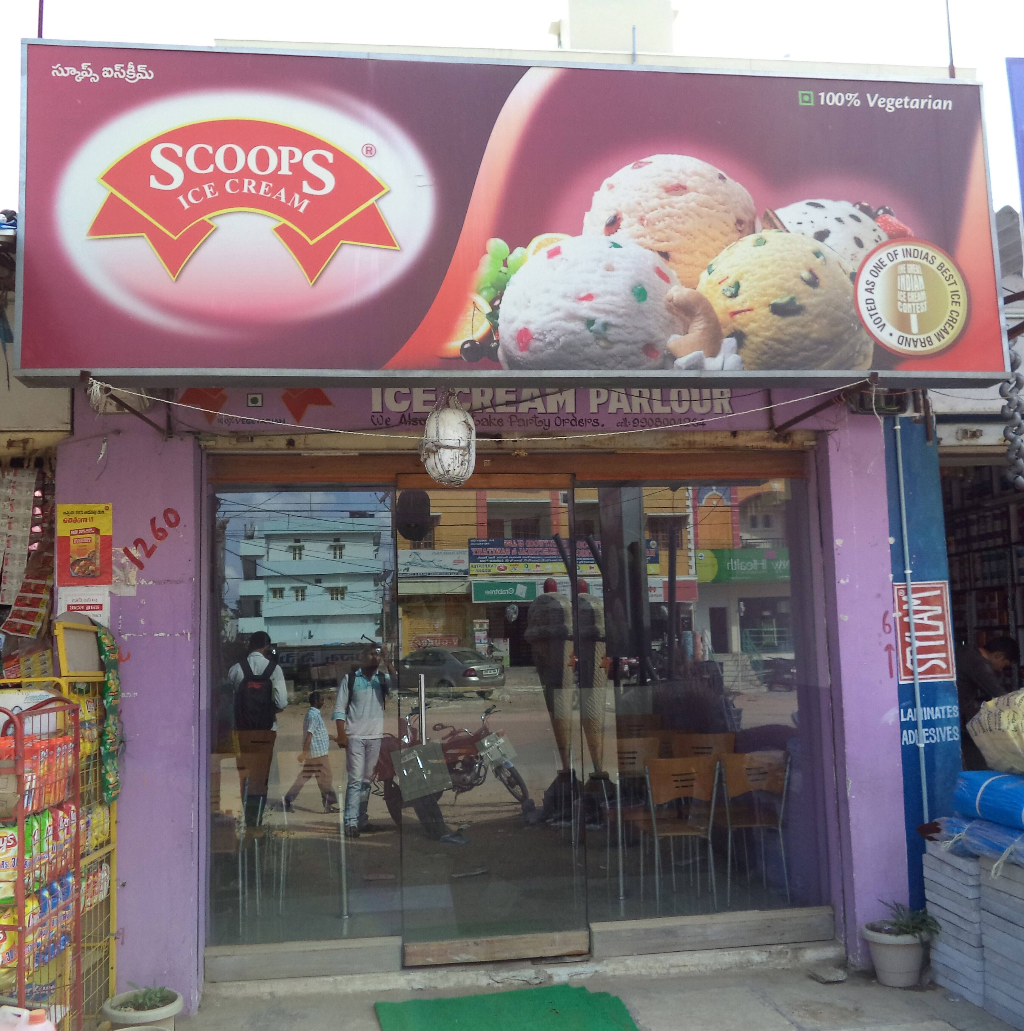 scoops ice cream parlour