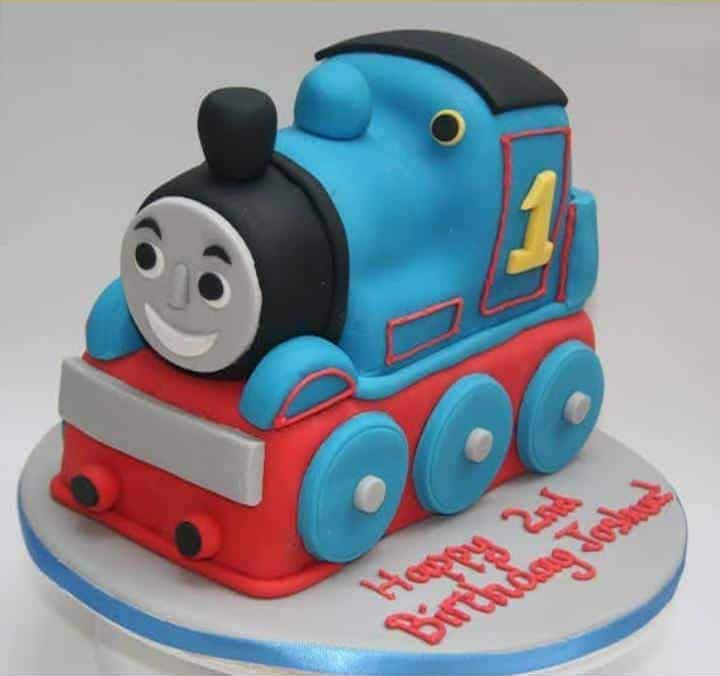 Very Easy Kids' Thomas Train Birthday Cake That Anybody Can Make at Home -  YouTube