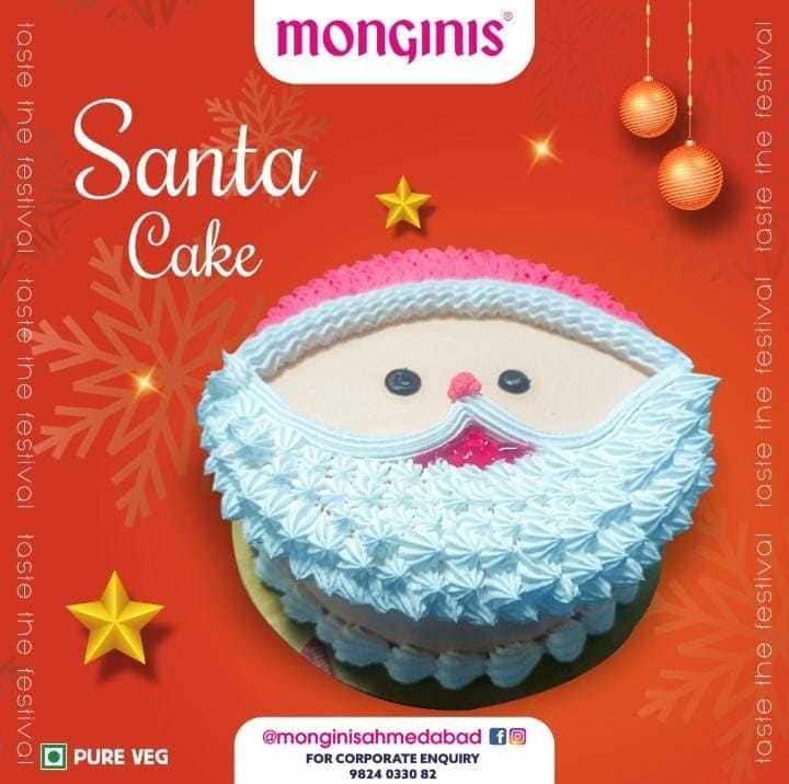 Monginis India - Aaah this incredibly beautiful and yummilicious cake is  sure to give you the feels of Christmas in your mouth. Visit your nearest Monginis  cake shops in Mumbai, Navi Mumbai,