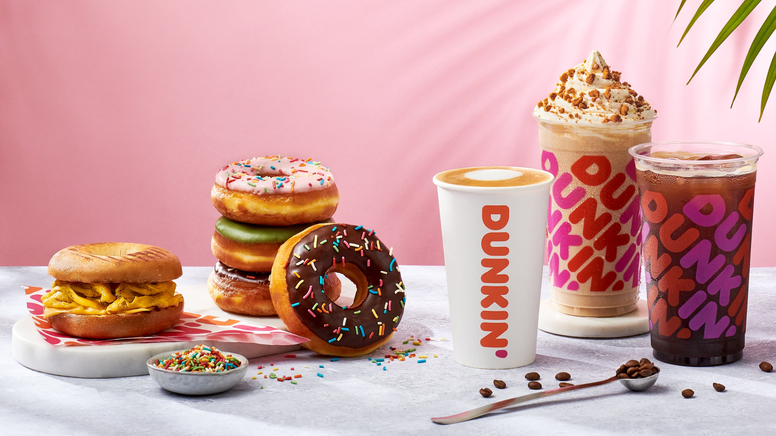 Dunkin donuts and coffee