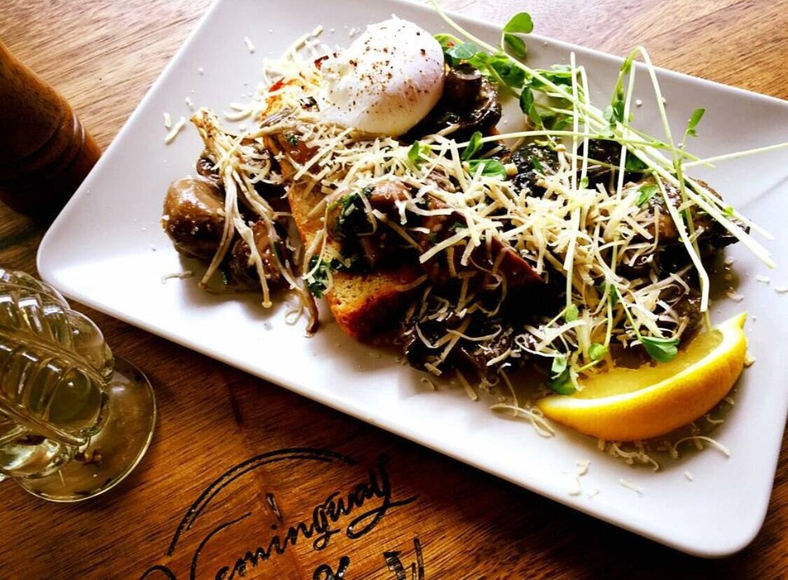 Menu of Hemingway Cafe, Teneriffe, Brisbane