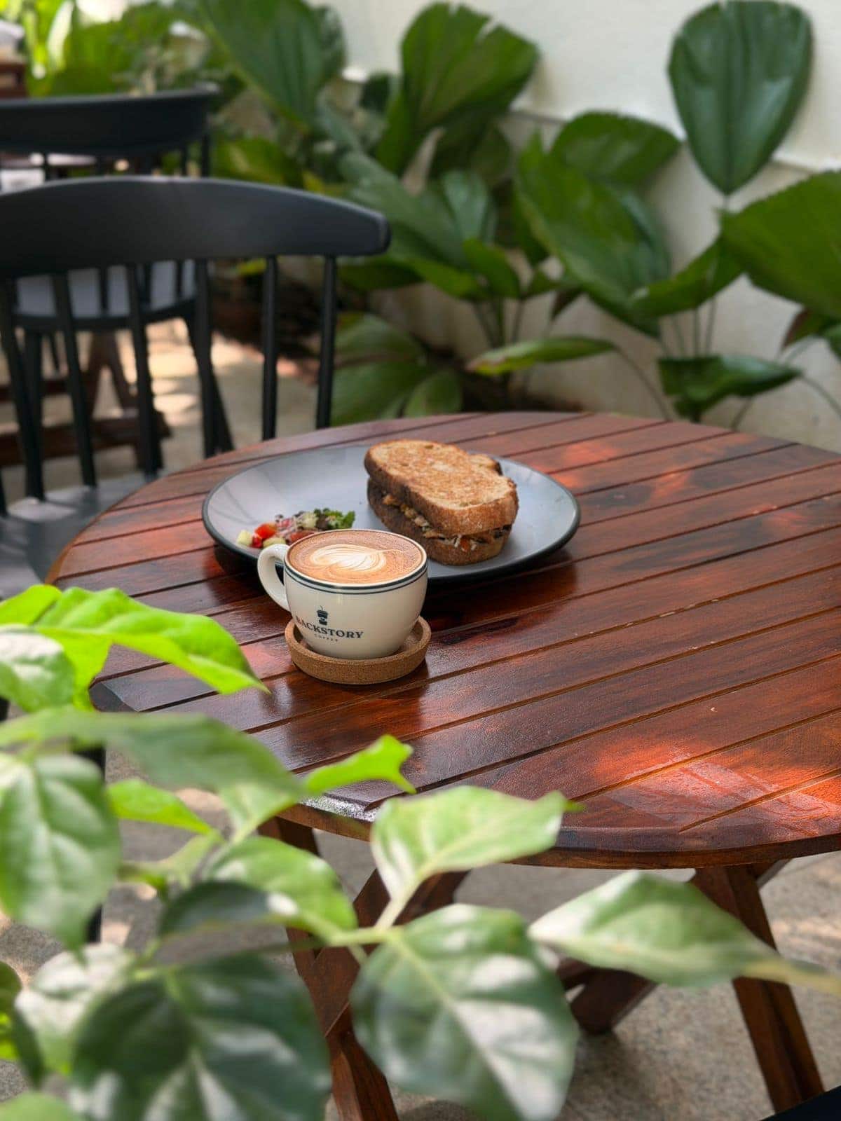 cafes, outdoor cafe near me, outdoor cafes, cafe outdoor seating, cafe with outdoor seating near me - Backstory Coffee - img2
