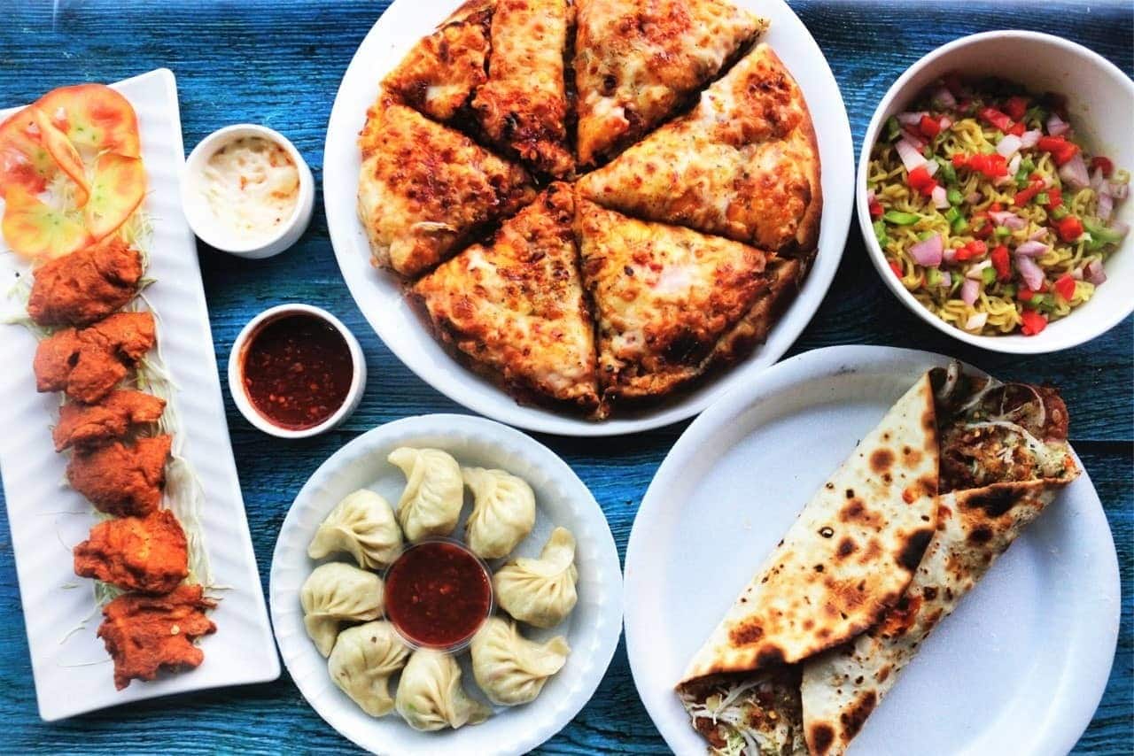Ghewar, Imarti, Mawa Kachori, daal baati churma, 1135 ad, kaju katli - Marky Momos - img1