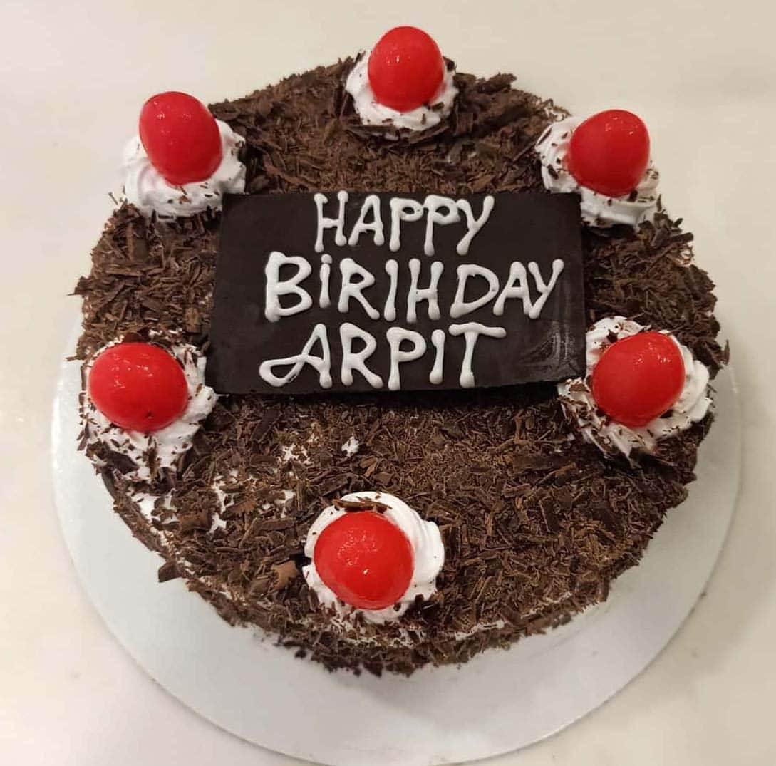 ❤️ 8th Chocolate Happy Birthday Cake For Arpit