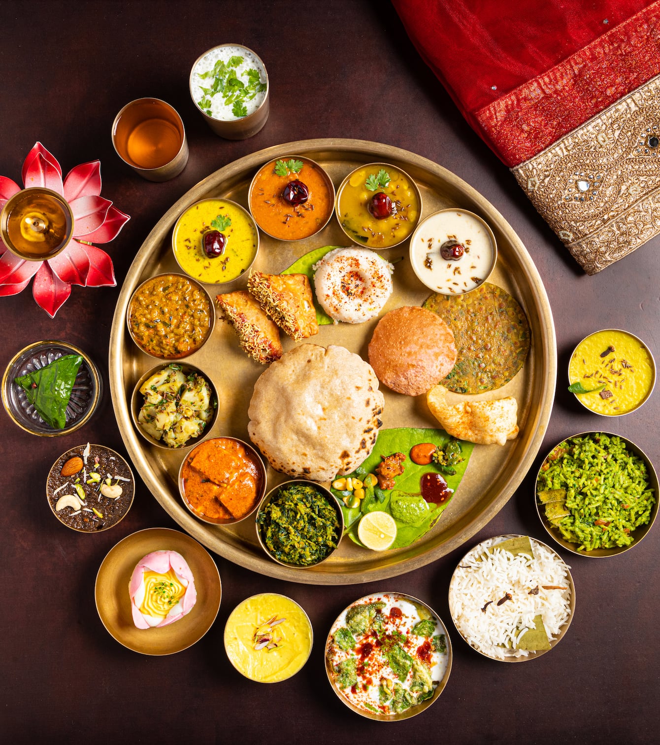 Royal Vegetarian Indian Thali