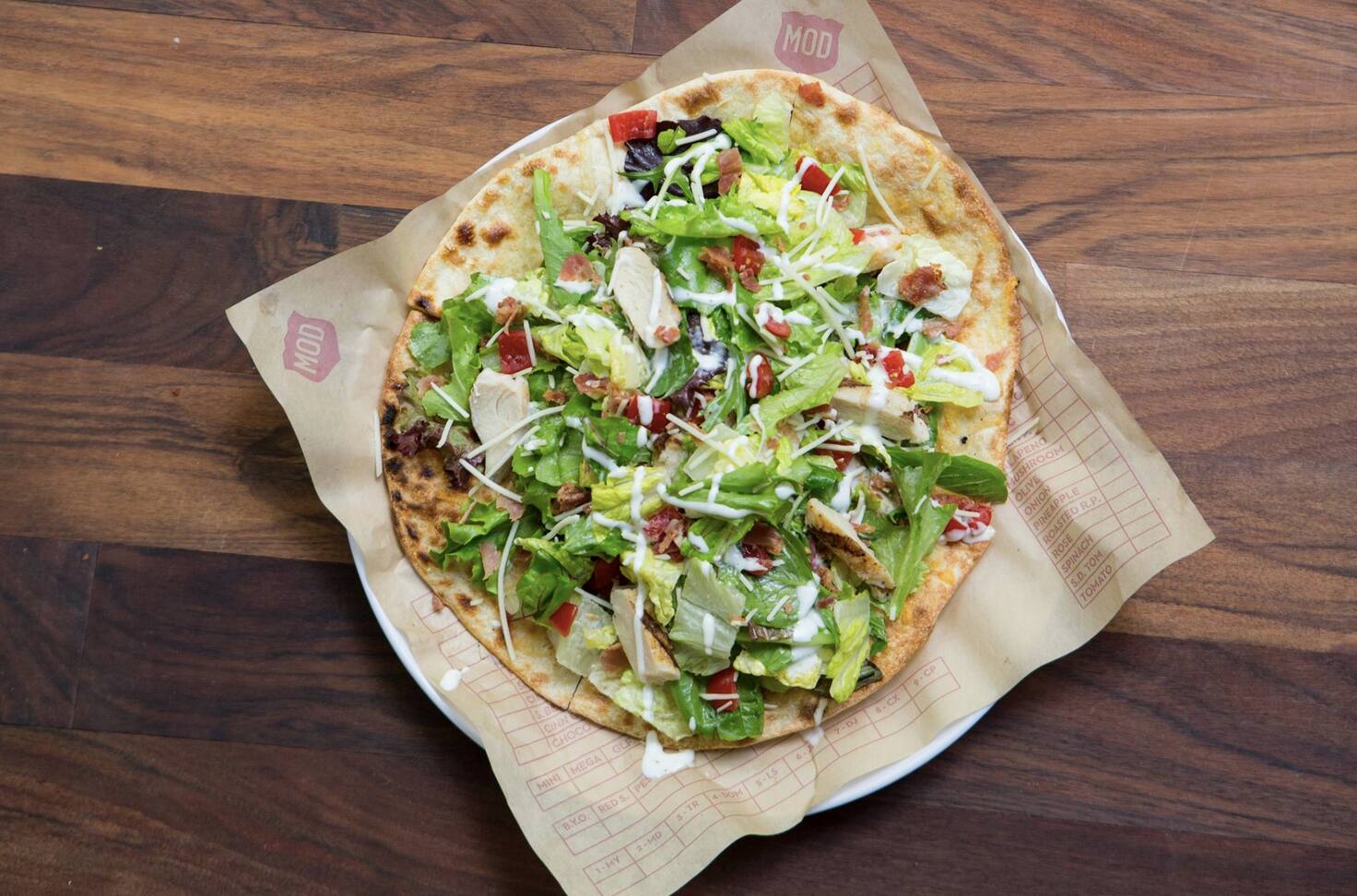 Menu of MOD Pizza, Downtown, Portland
