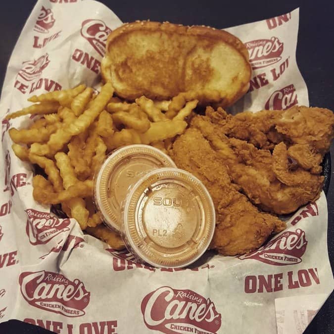 Raising Canes Menu, Menu for Raising Canes, Nicholasville, Lexington