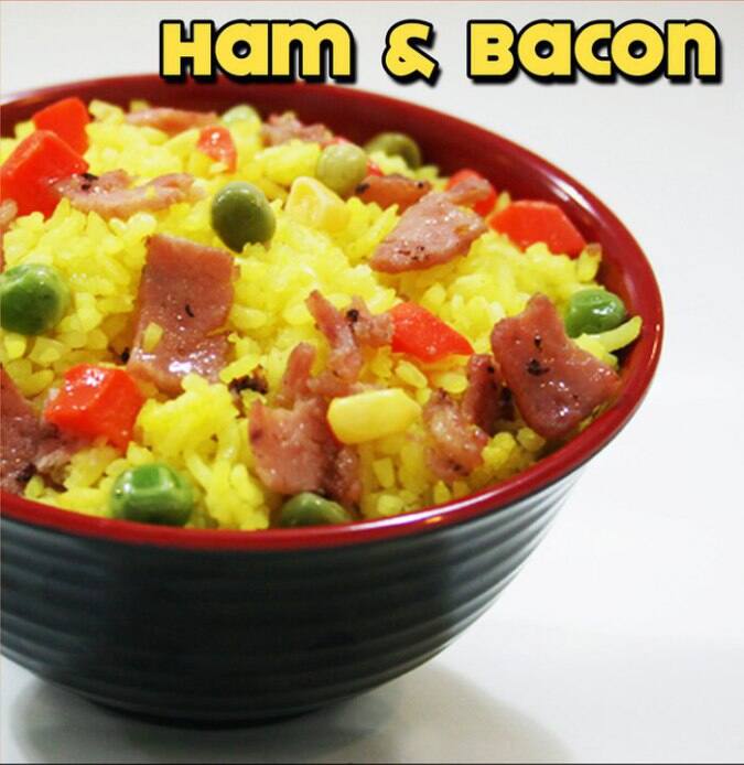 Rice in a Box menu, Menu restauracji Rice in a Box, Santo Domingo