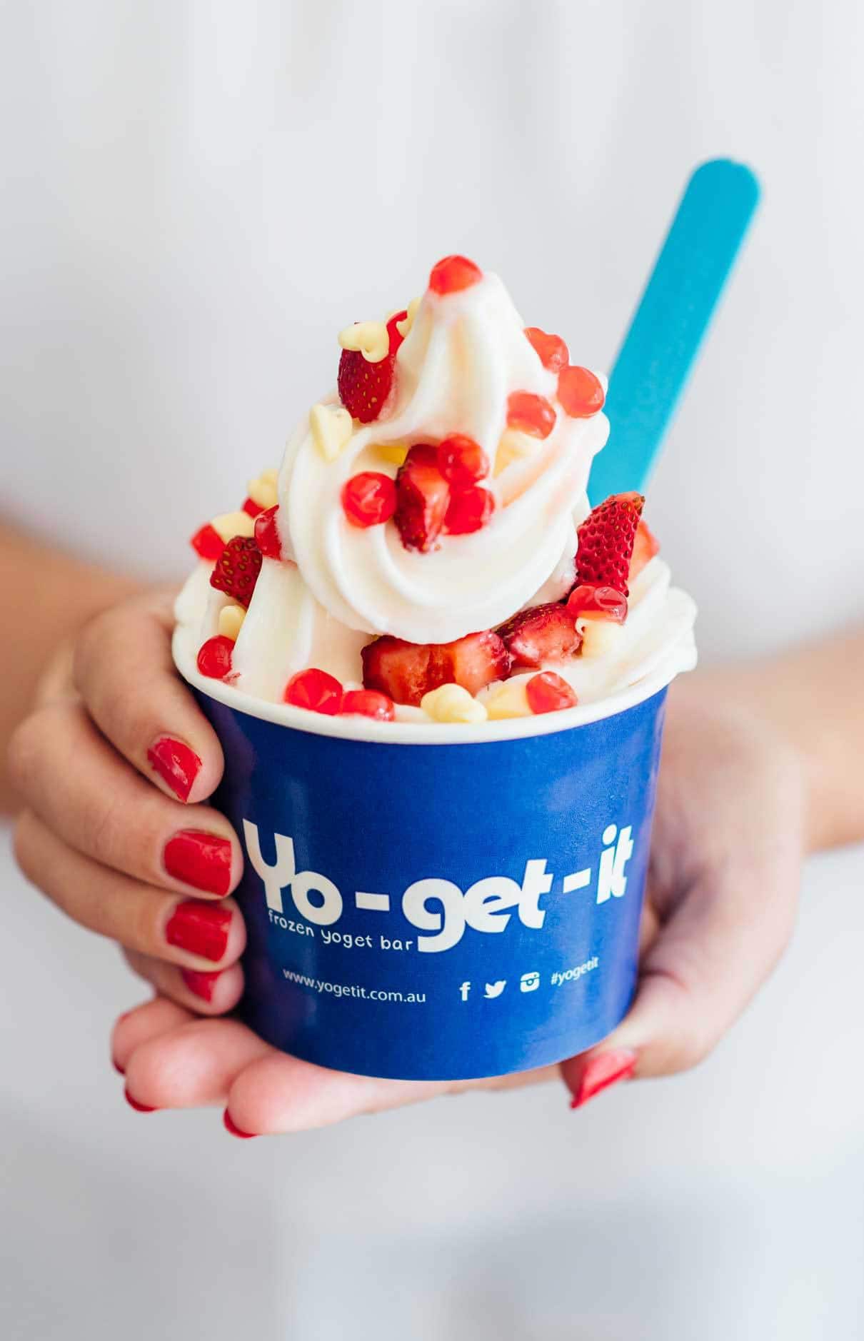 Menu of YoGetIt, Glen Waverley, Melbourne