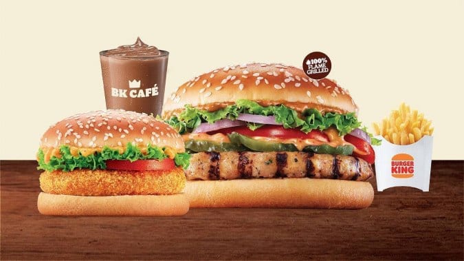 Burger King BK Café Iced Coffee Drinks