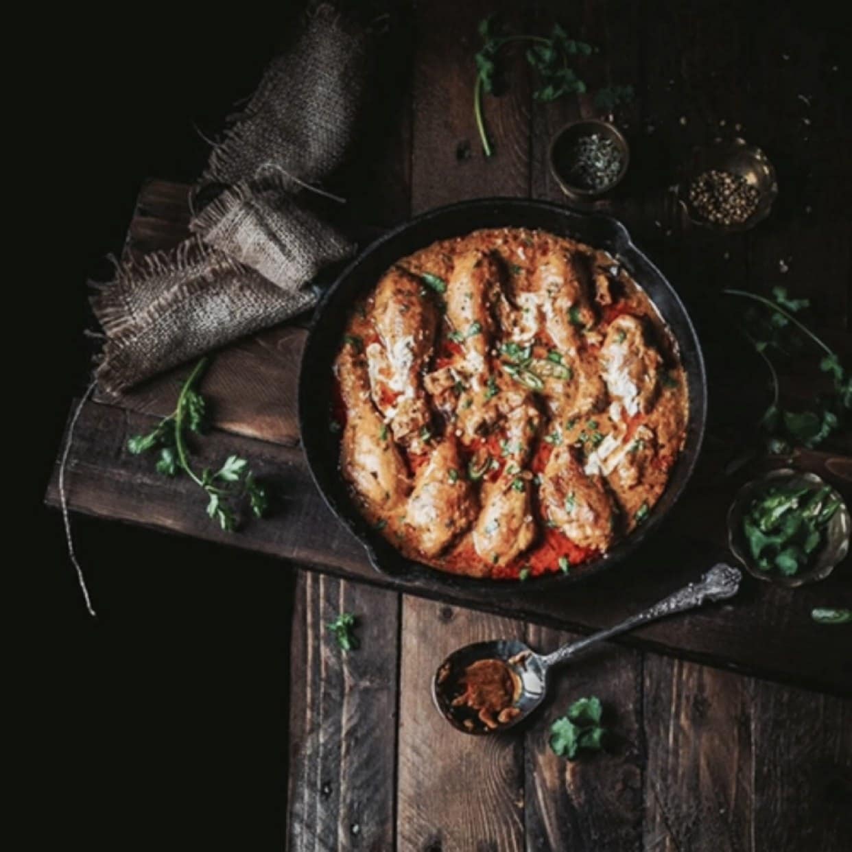 Creamy Garlic Chicken - Pinch Of Nom