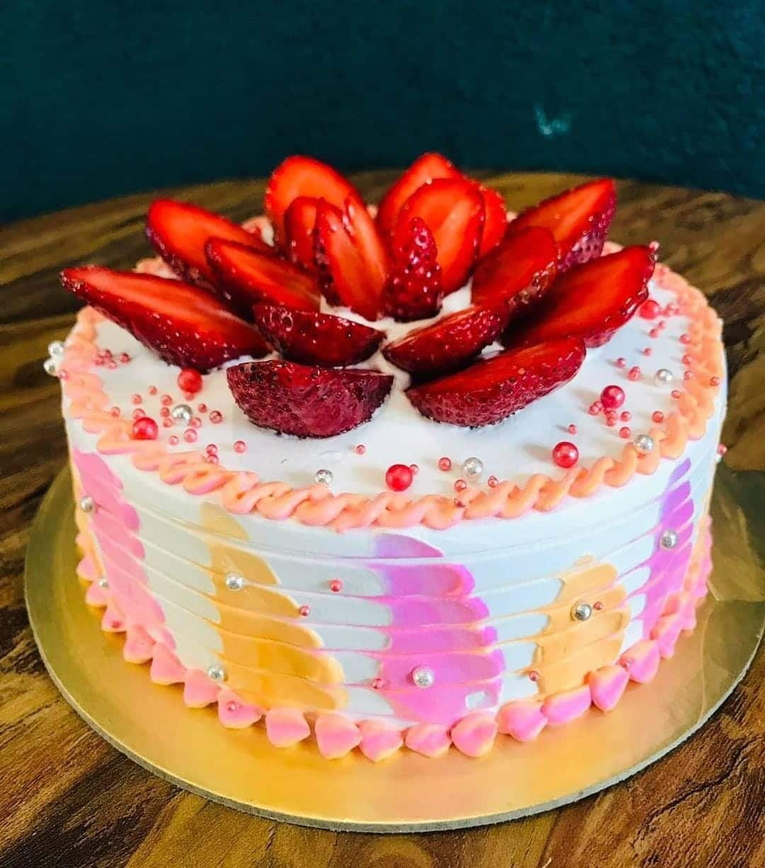 Strawberry दो स्वीट केक टॉपर लाल चमकदार भी मीठा 2nd जन्मदिन पार्टी केक  सजावट बच्चों लड़कियों के लिए इतनी स्वीट समर फ्रूट थीम वाली दूसरी जन्मदिन ...