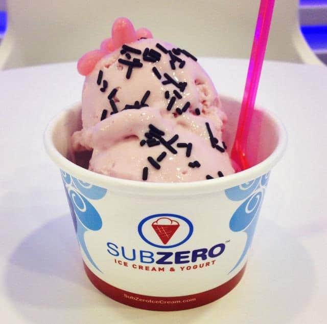 Sub Zero Ice Cream & Yogurt Menu Zomato