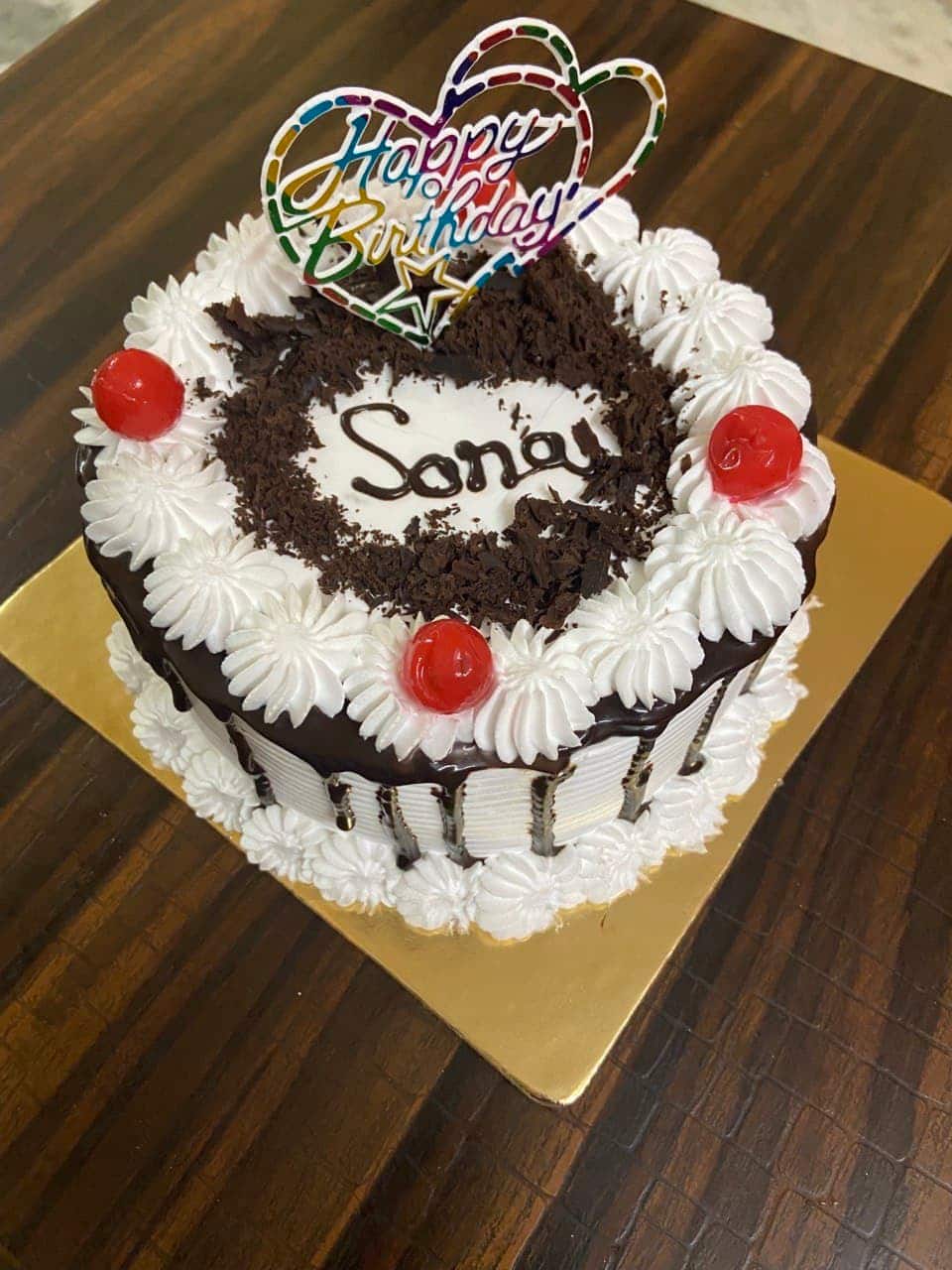 Cake by sona - Happy birthday shanu ❤️ Butter cake# with... | Facebook